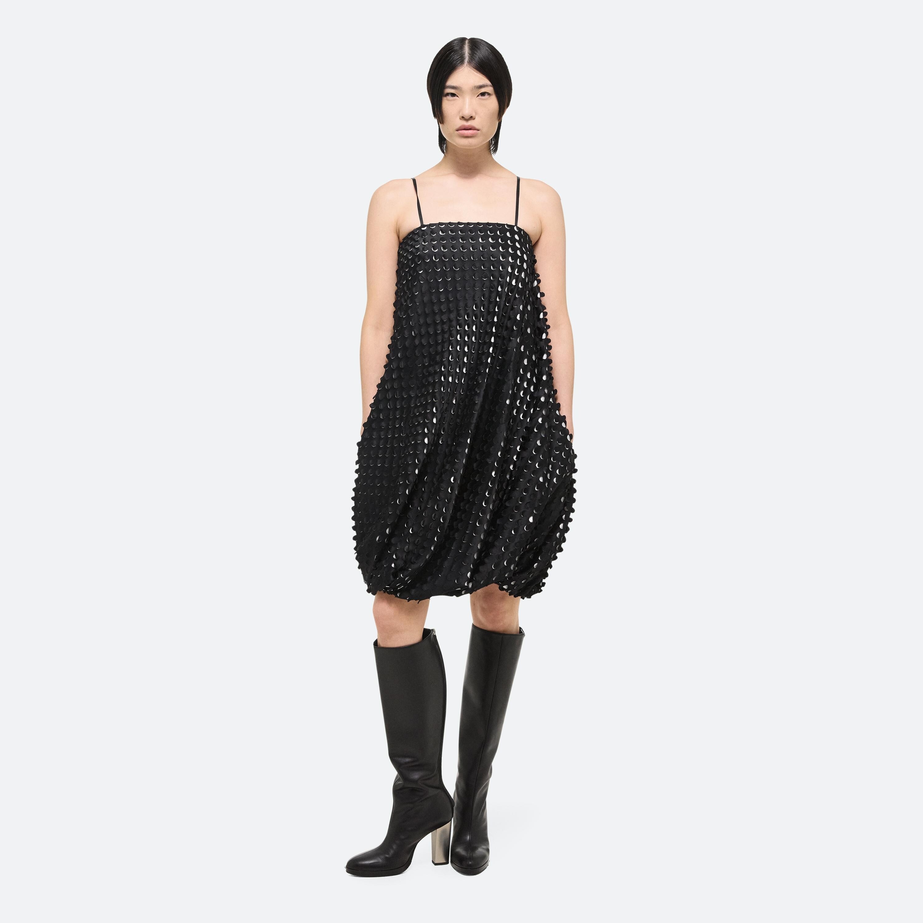 HOLE-PUNCHED BUBBLE DRESS - 2
