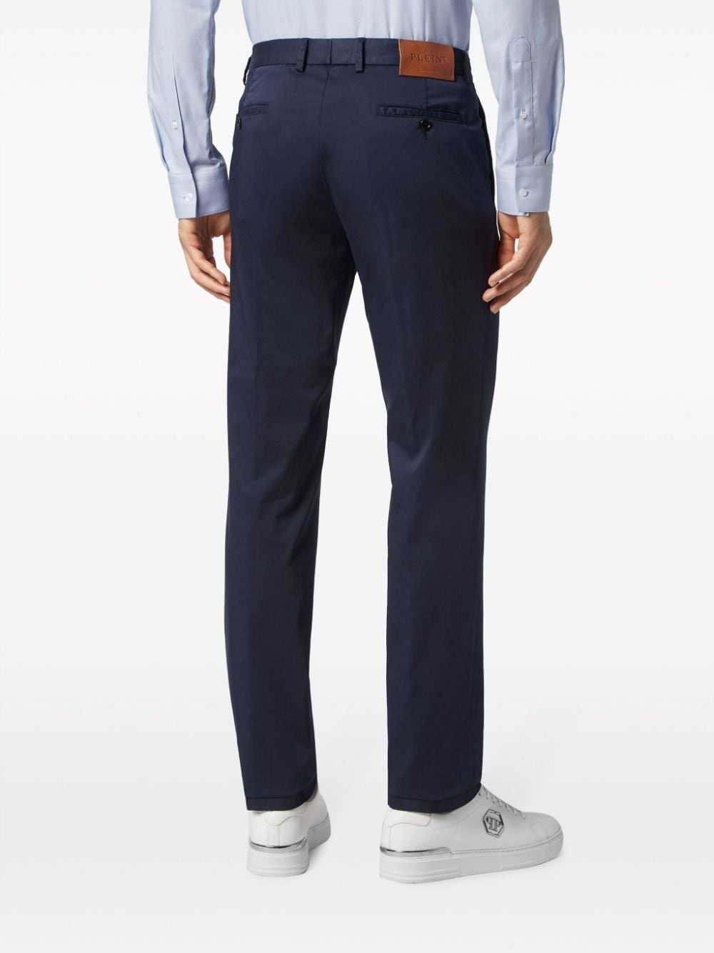 mid-rise slim-fit chinos - 4