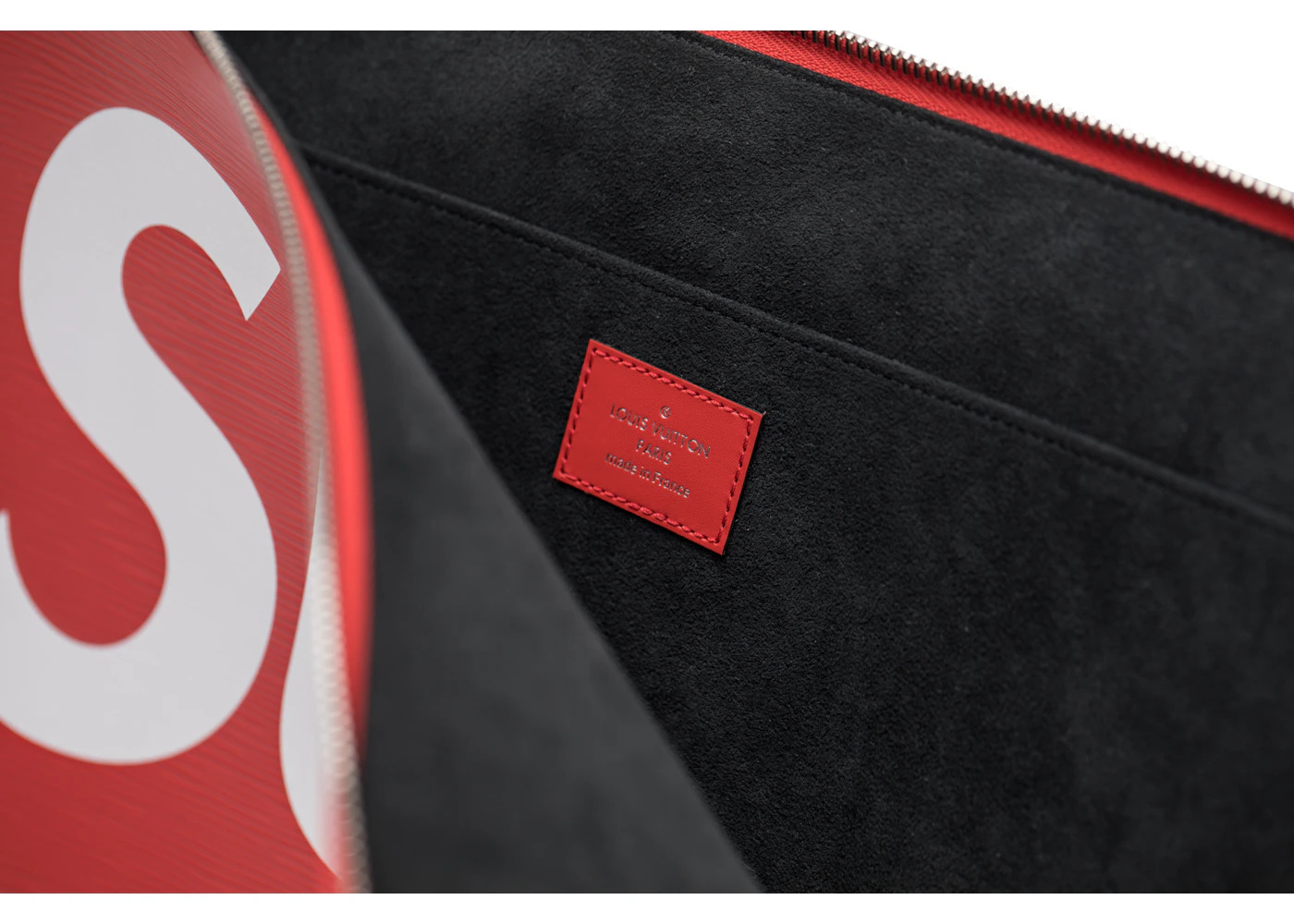 Louis Vuitton x Supreme Pochette Jour Epi GM Red - 3