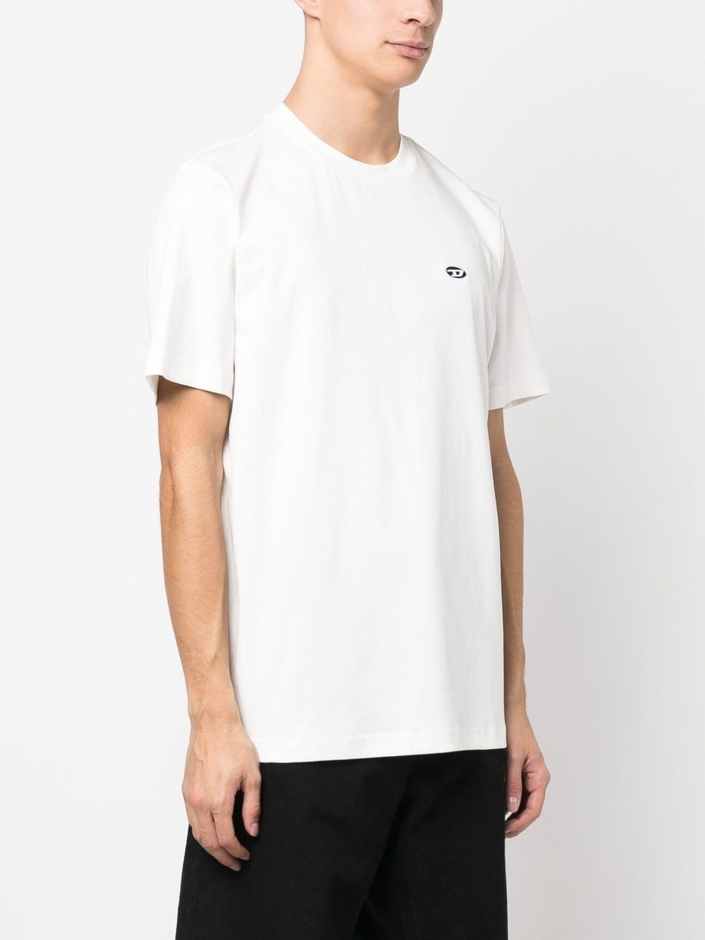 embroidered-logo cotton T-shirt - 4