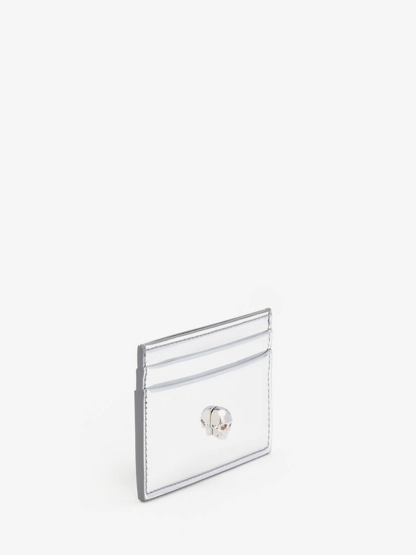 Women's Skull Card Holder in Silver - 2