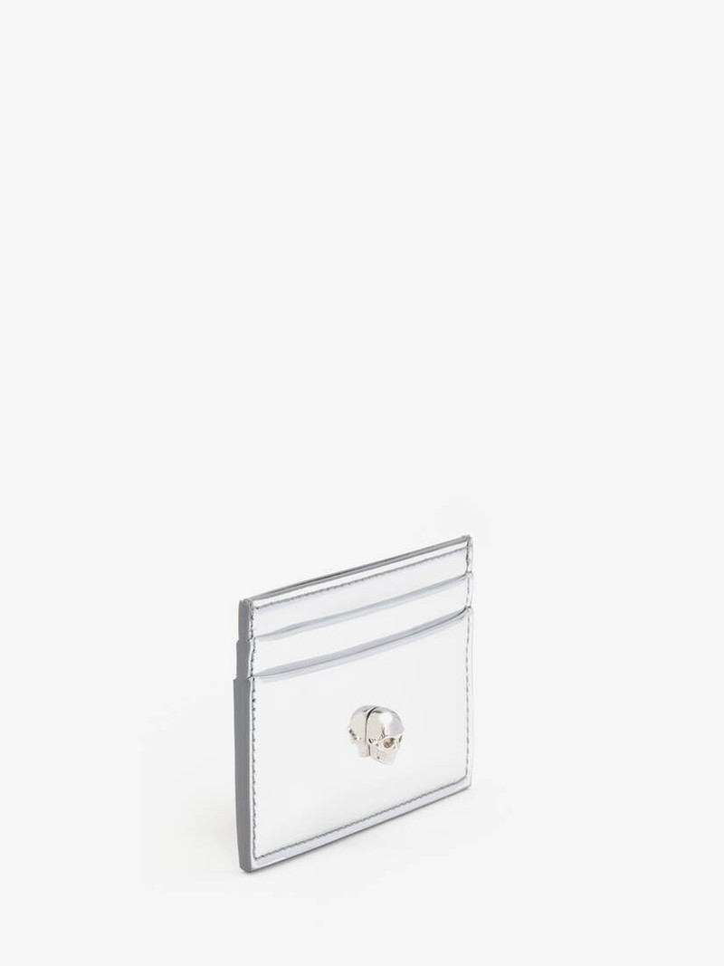 Women's Skull Card Holder in Silver 2
