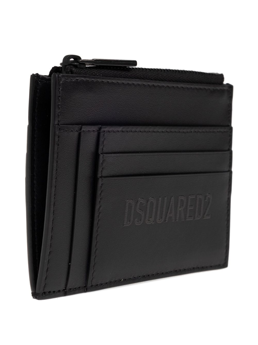 zip-fastening logo cardholder - 3