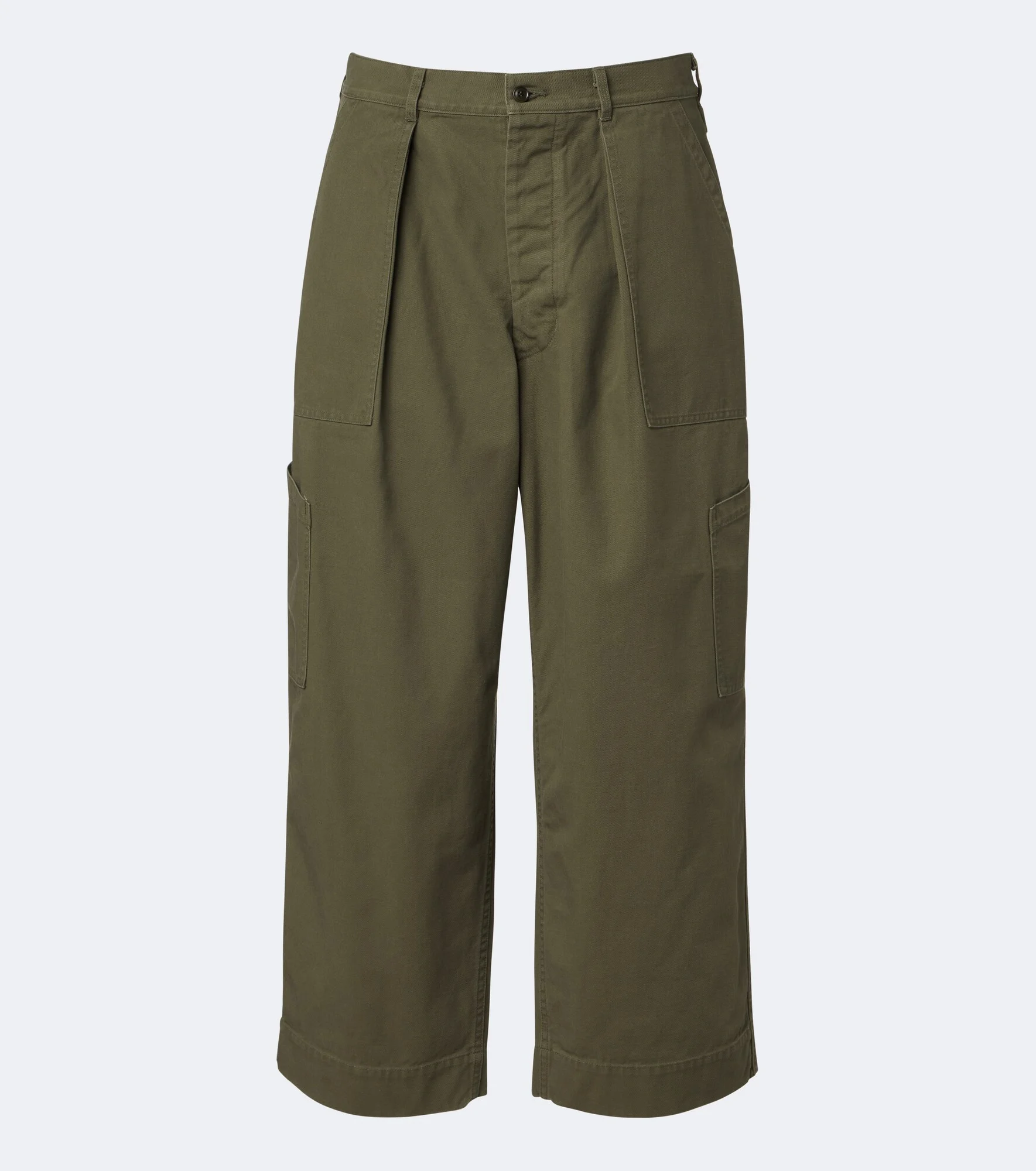 Cotton wide-leg pants - 1