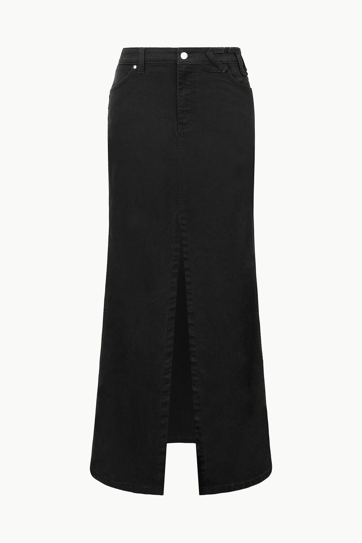 STAUD WRANGLER THE MAXI SKIRT BLACK - 1