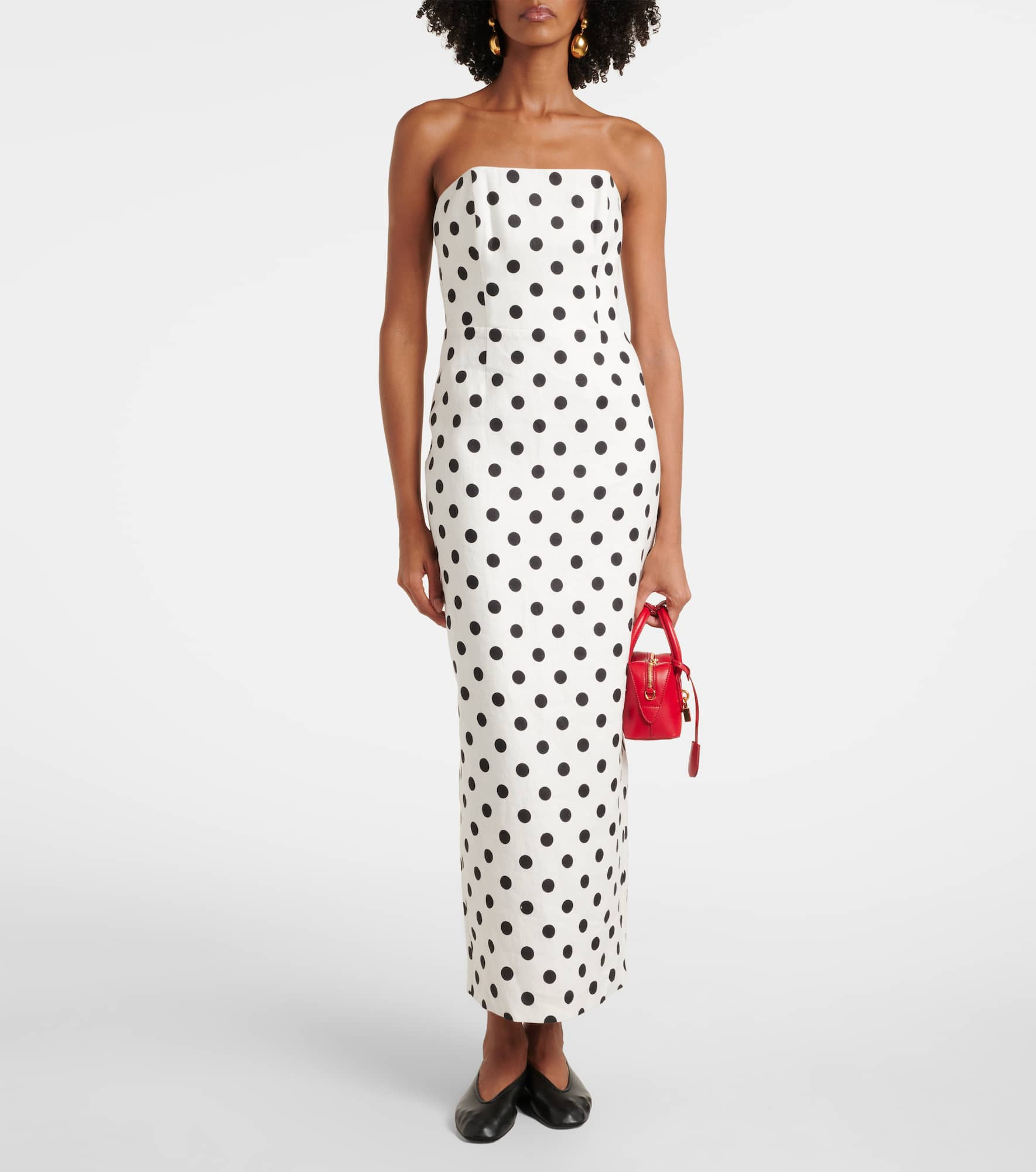 Romeo polka-dot linen maxi dress - 2