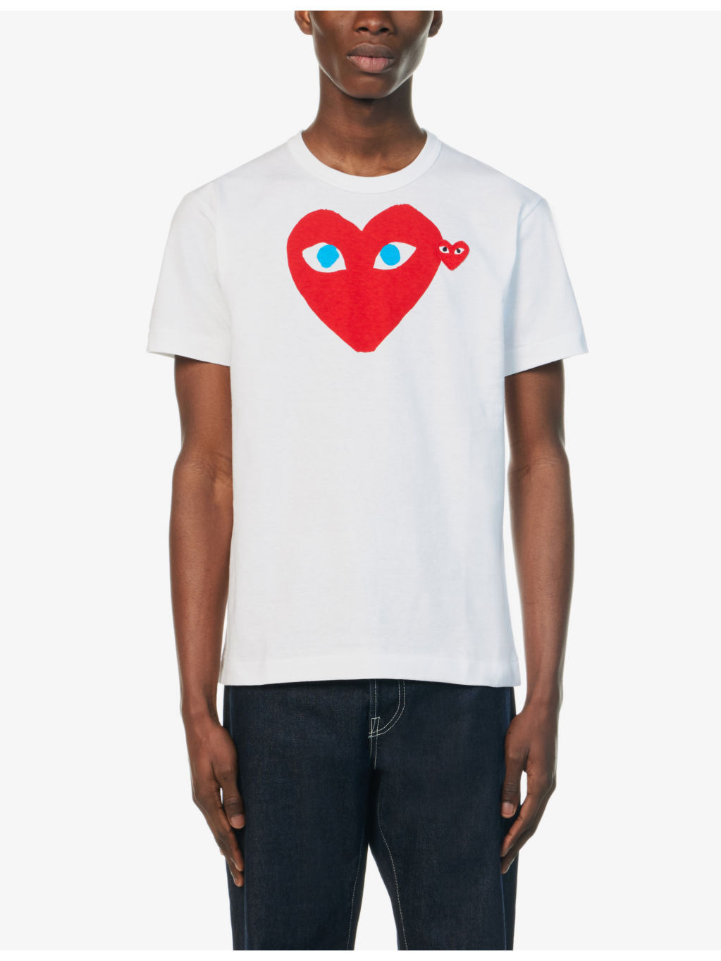 Heart Eye cotton-jersey T-shirt - 4