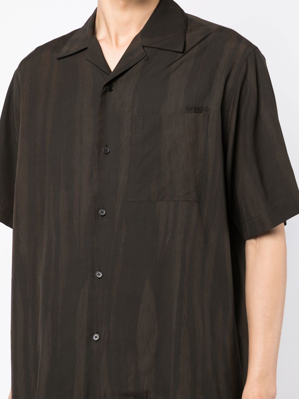 printed-design short-sleeve shirt - 5