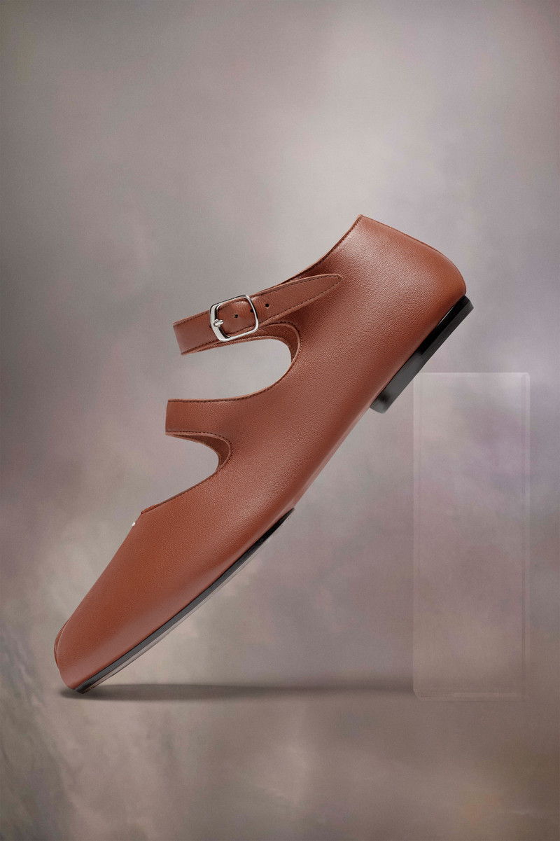 Maison Margiela Tabi calfskin ballerinas outlook