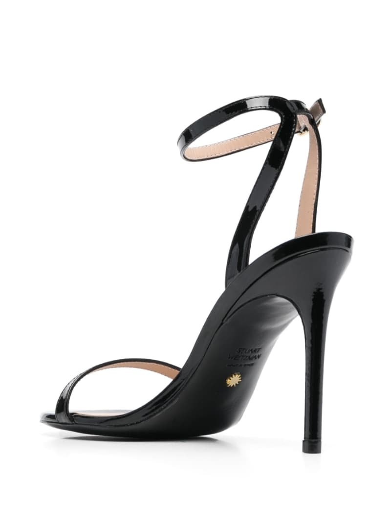 110mm patent-leather sandals - 3