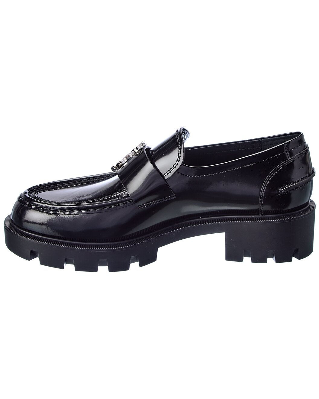 Christian Louboutin CL Moc Lug Leather Loafer - 2