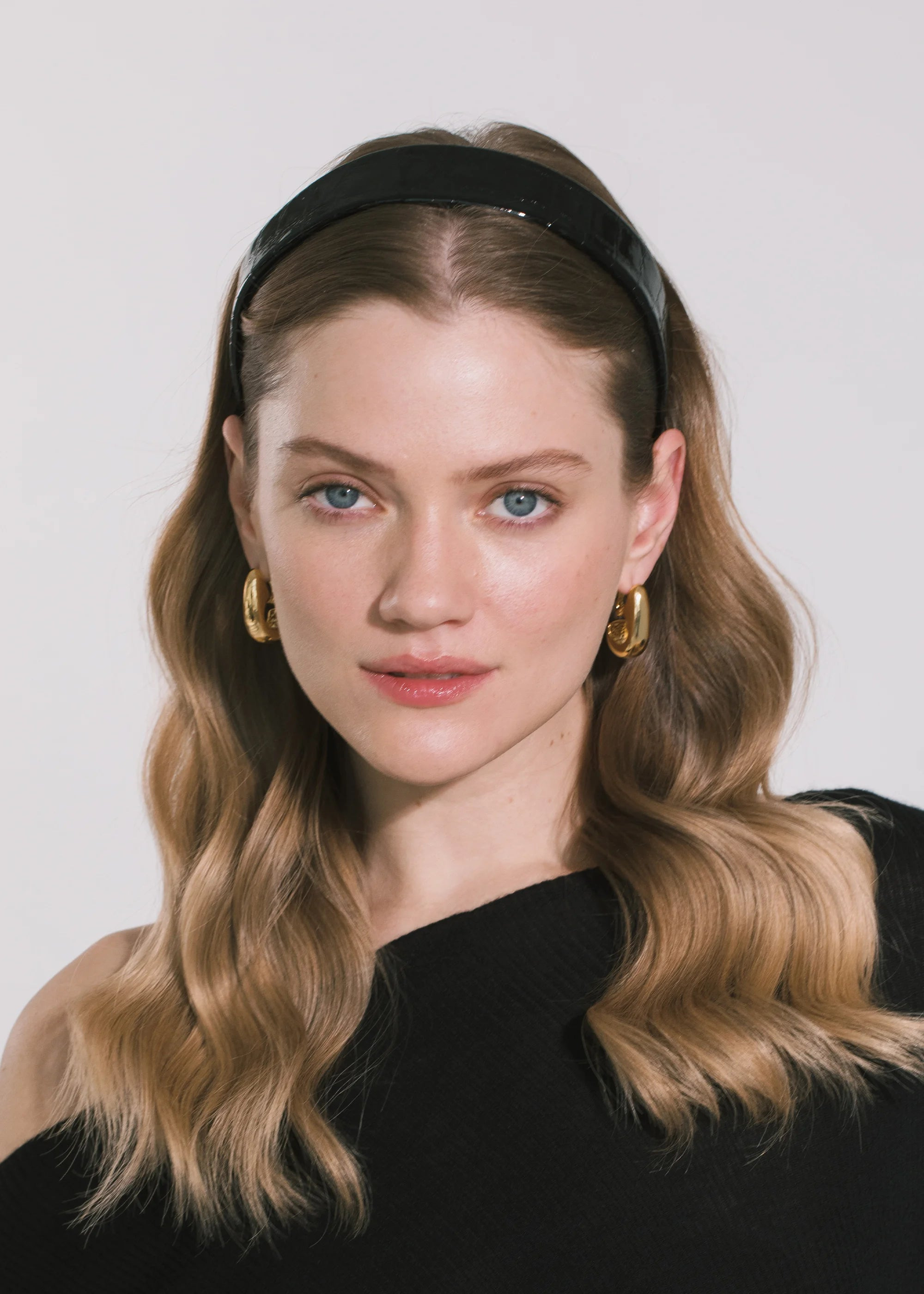 Embossed Leather Cruz Headband - 2