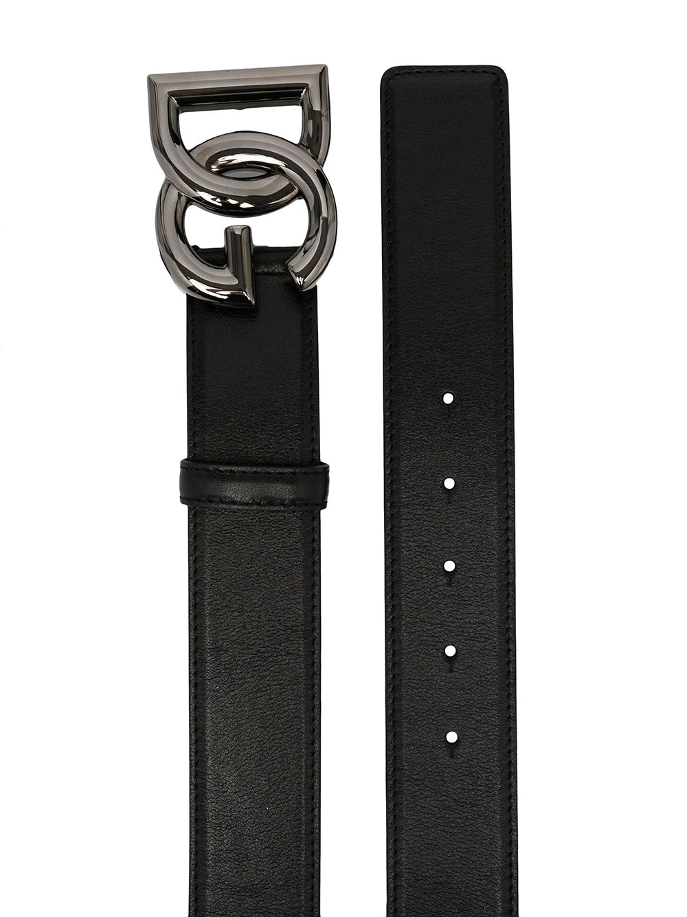 logo buckle belt - 2