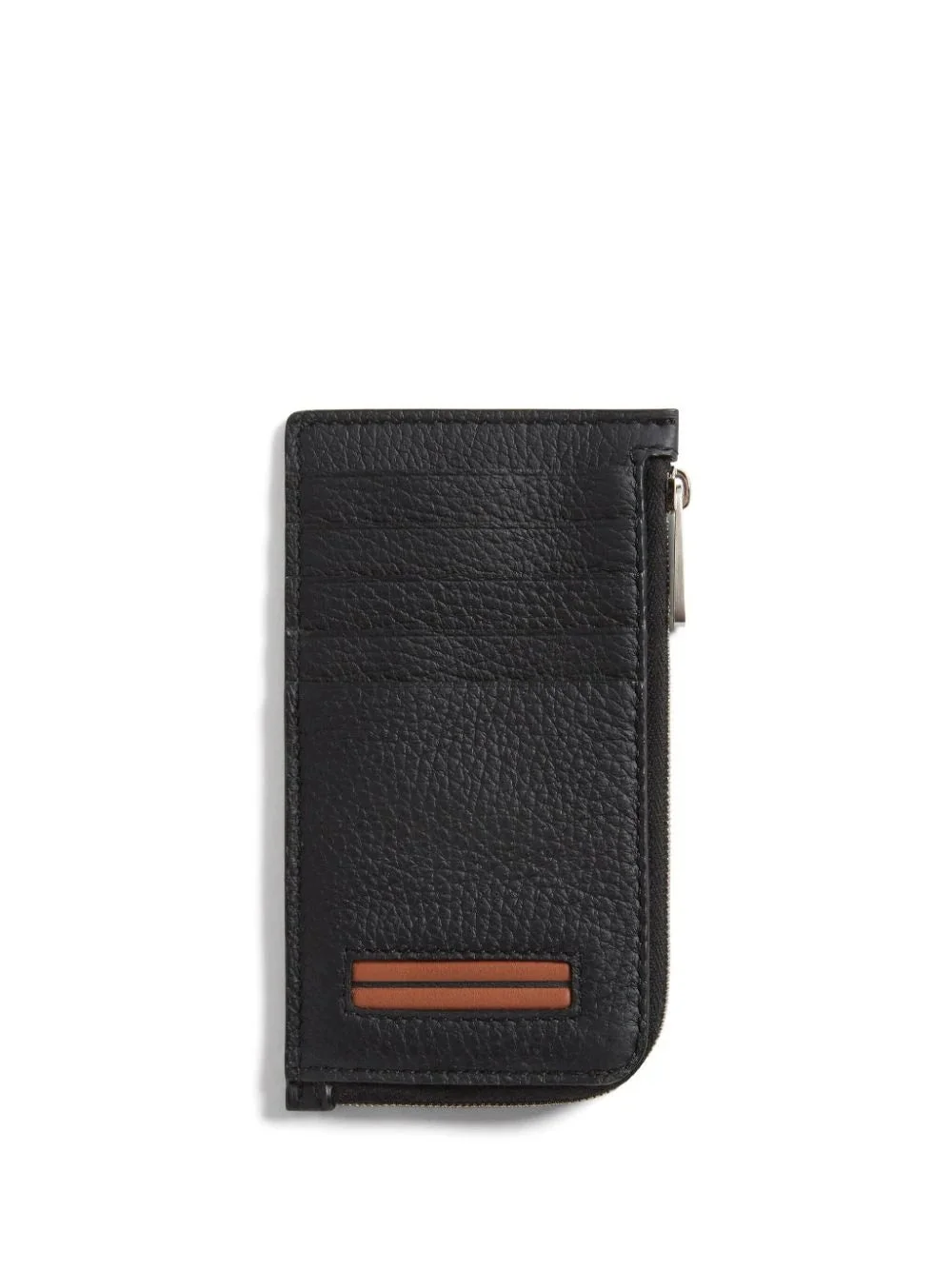 STRIPE-EMBELLISHED LEATHER WALLET - 1