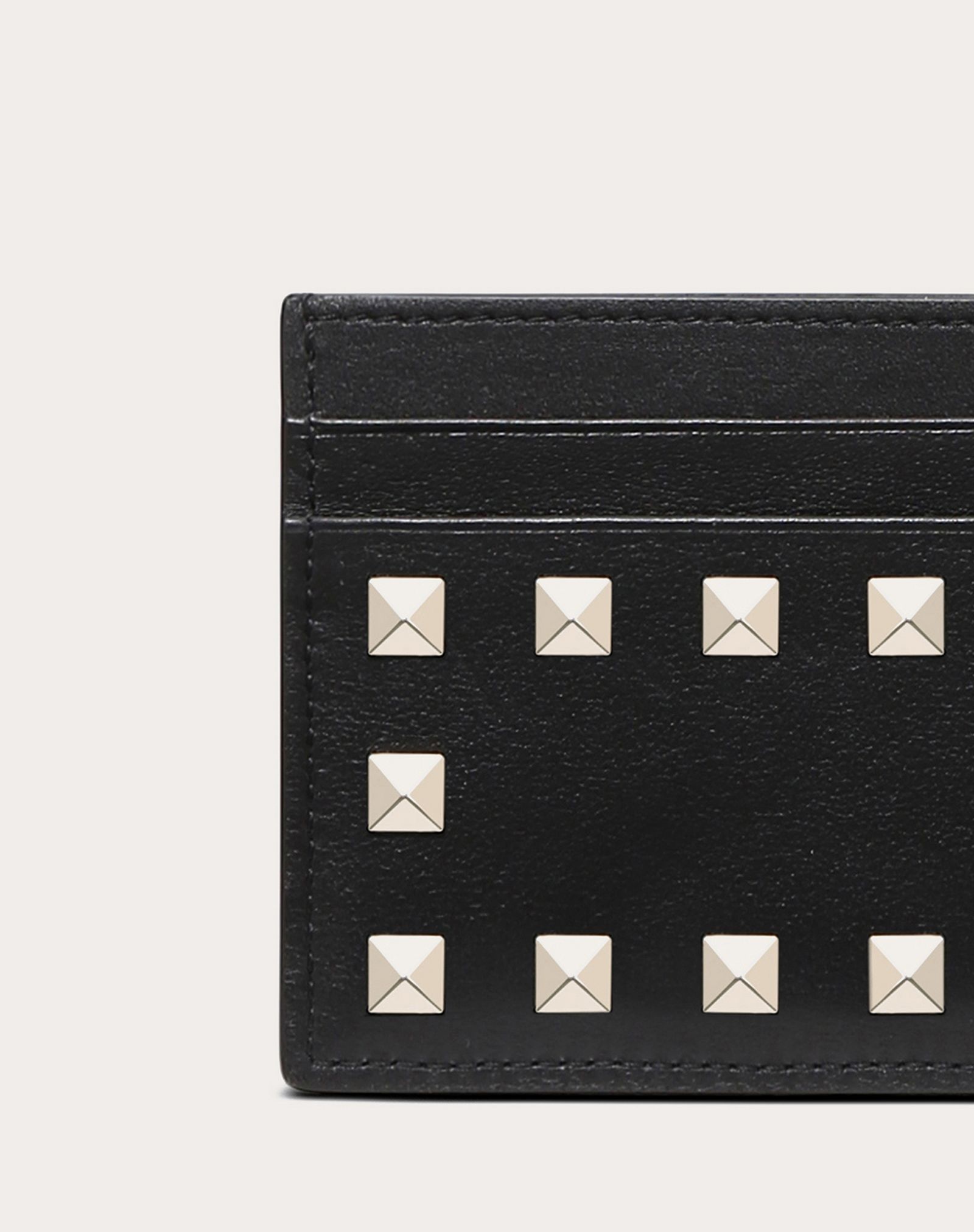 Rockstud Calfskin Cardholder - 5