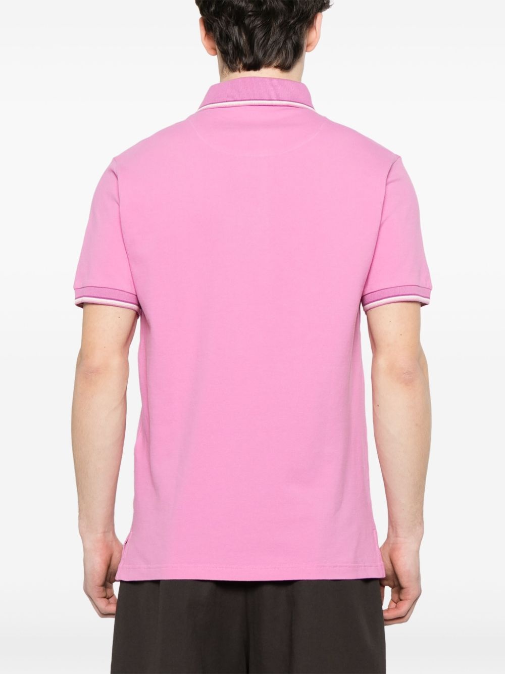 Pegaso-embroidered polo shirt - 3