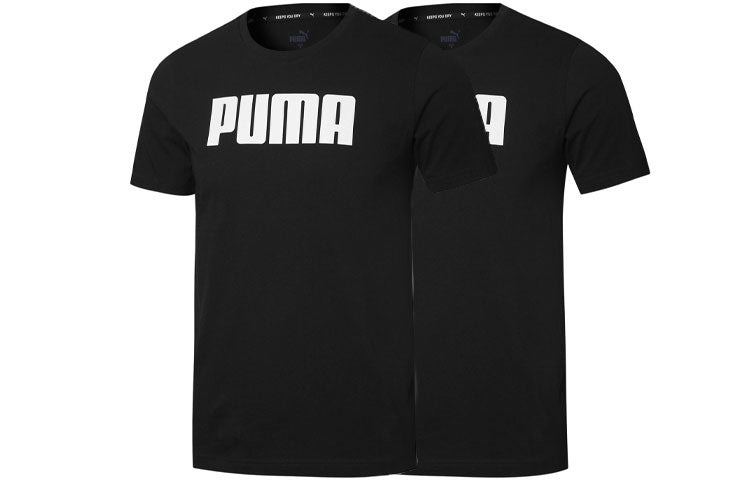 PUMA Active Logo T-Shirt 'Black' 845995-01 - 3