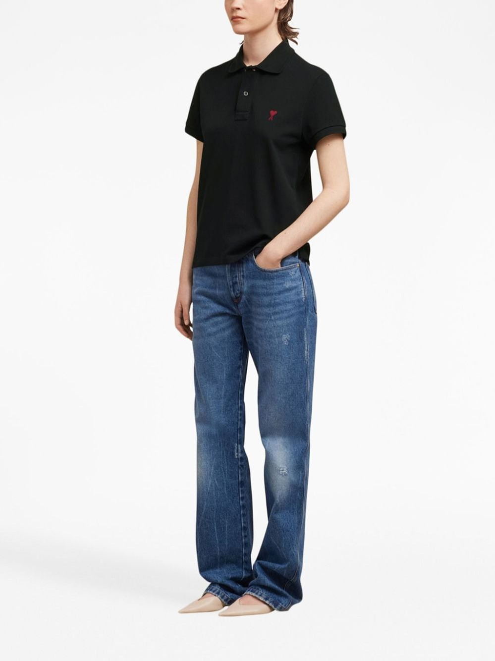 Ami De Coeur cotton polo shirt - 5