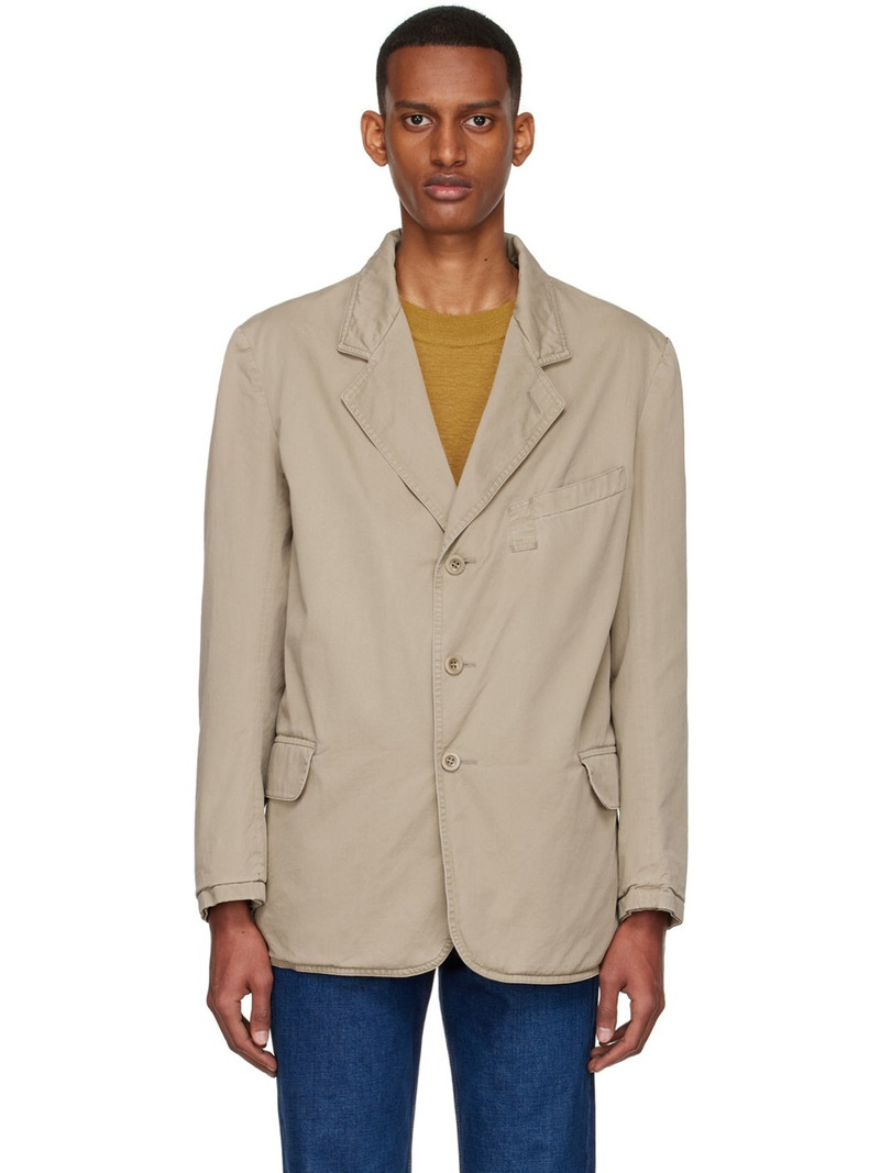 unched-lapels 단 하나 breasted blazer 1
