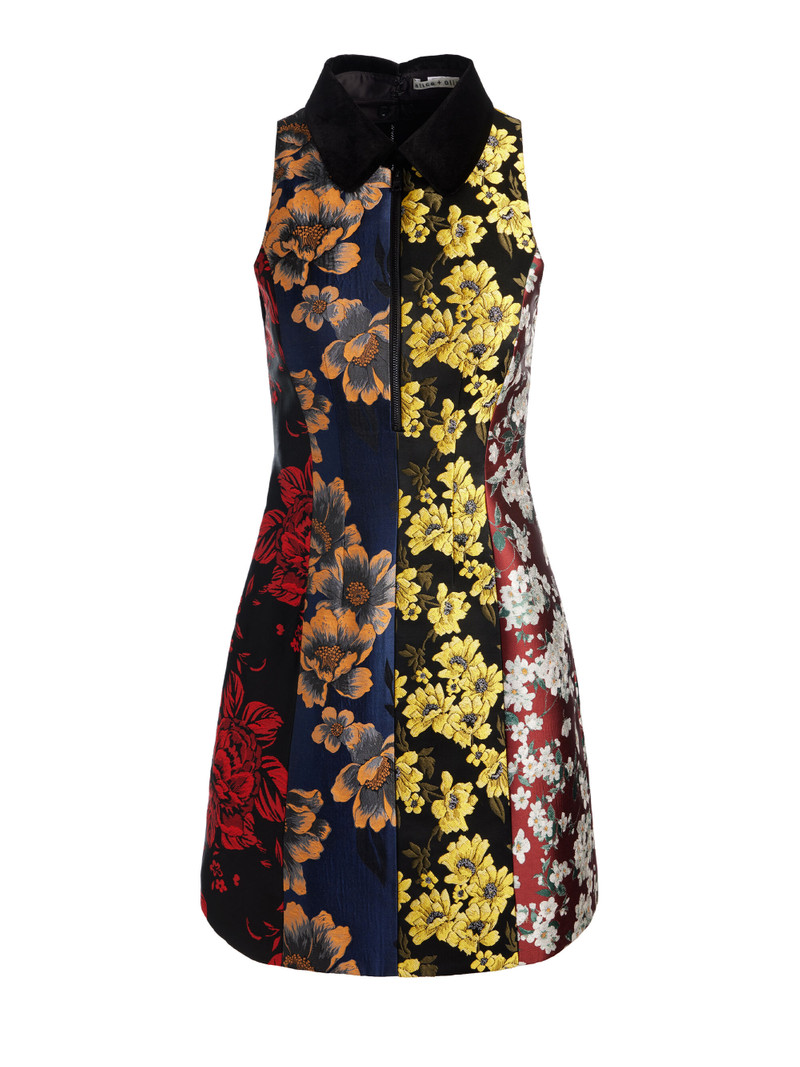 VELIA COLLARED MINI DRESS 1