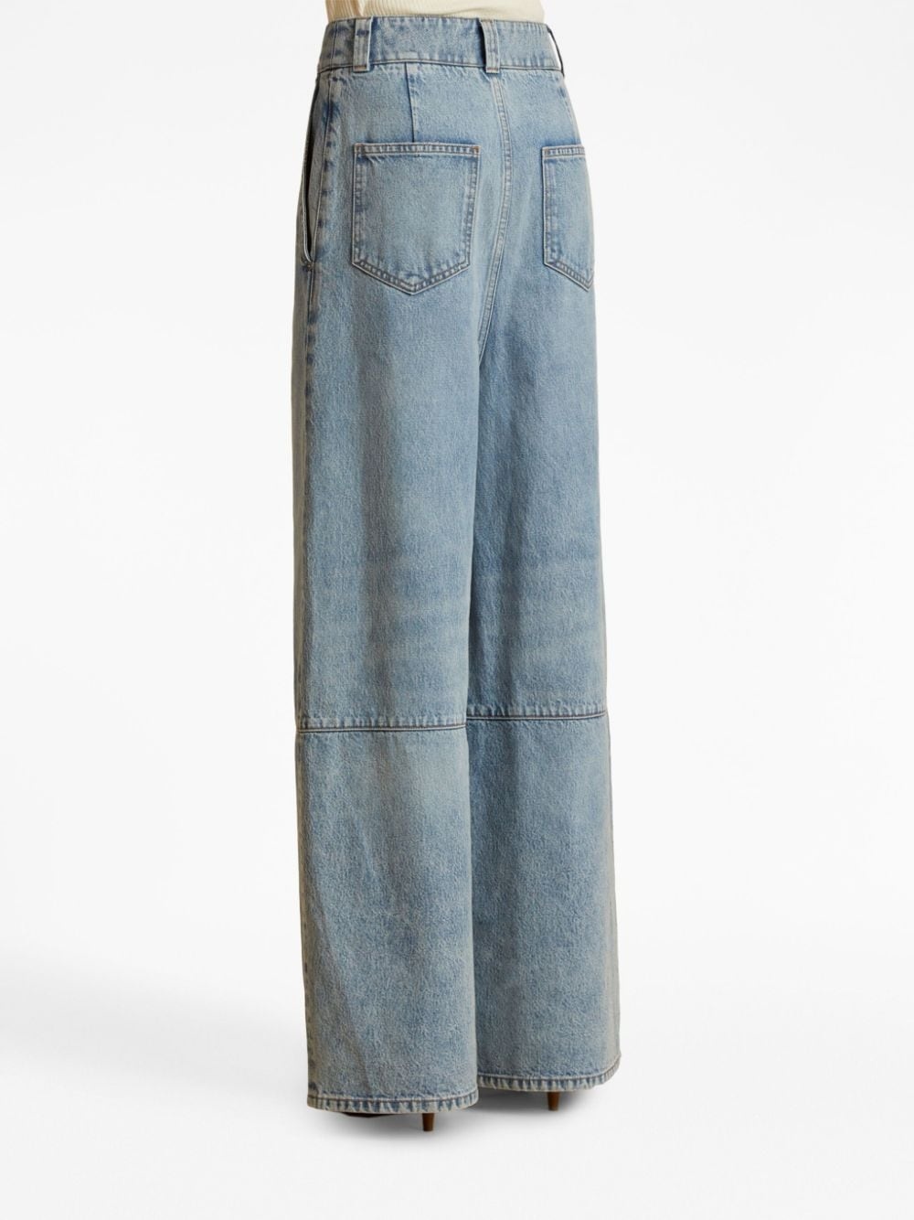 Isla high-rise wide-leg jeans - 4