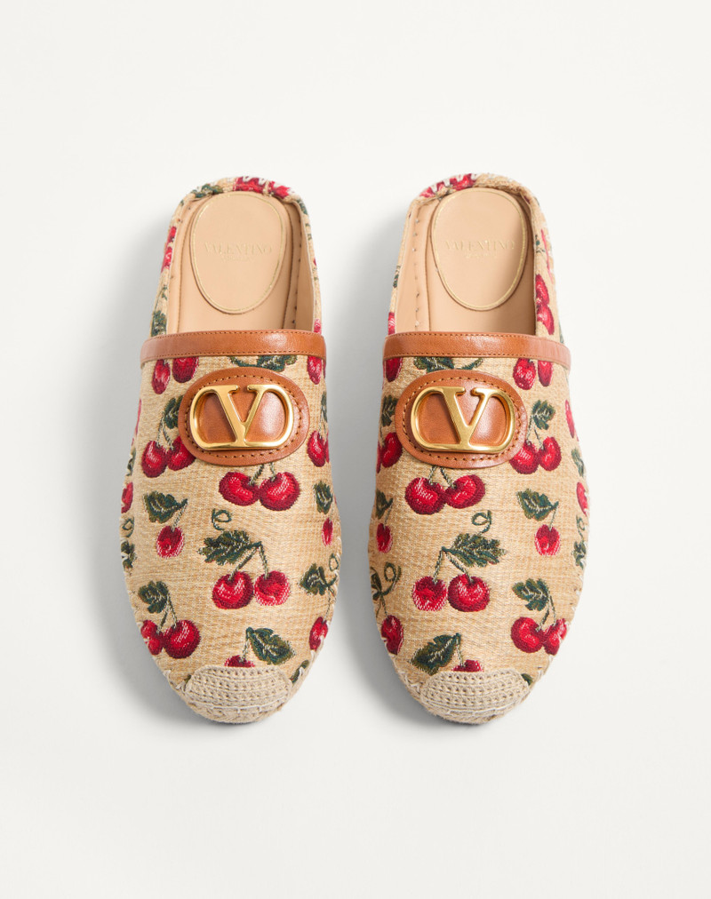 VLOGO SIGNATURE MULE WITH CHERRYFIC MOTIF 25MM 4