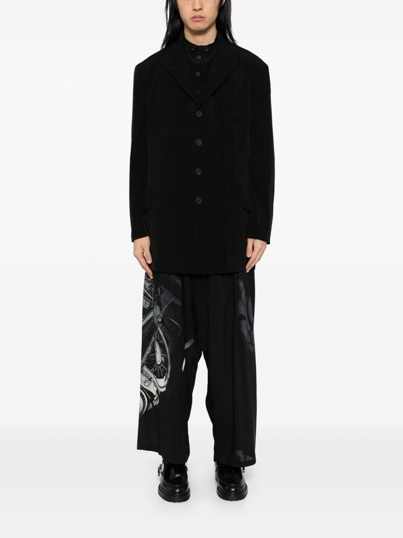 Yohji Yamamoto single-breasted blazer outlook