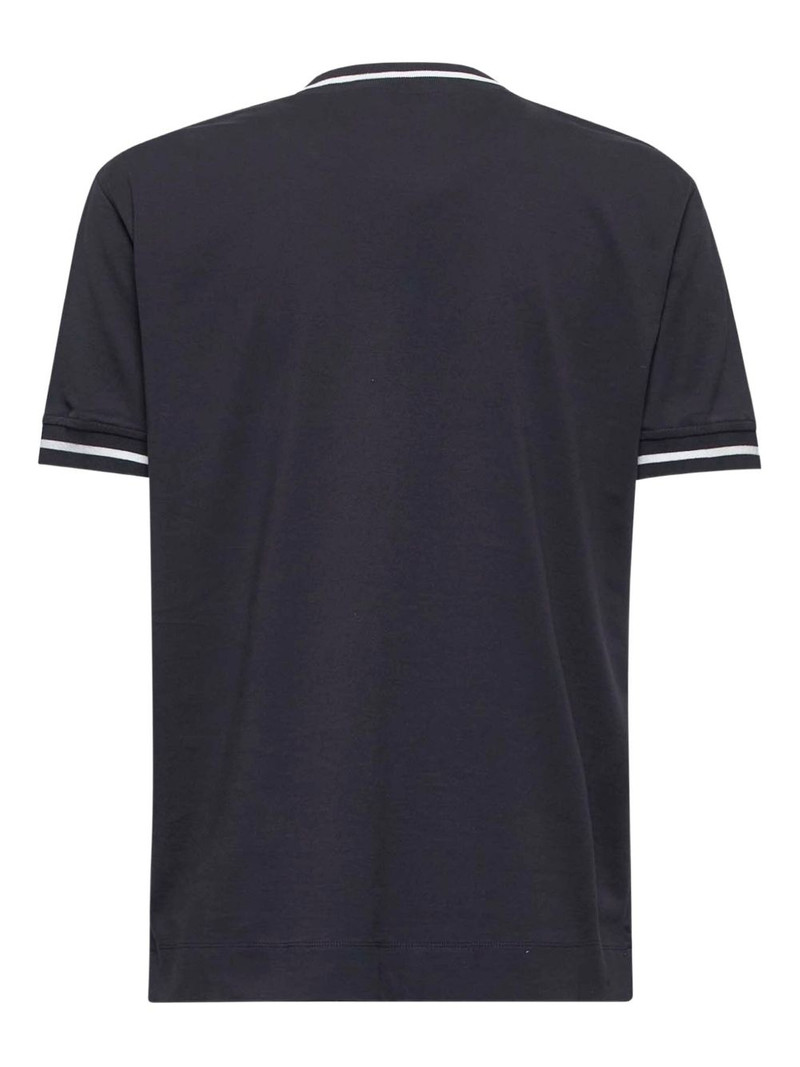 Brunello Cucinelli ribbed crew-neck T-shirt outlook