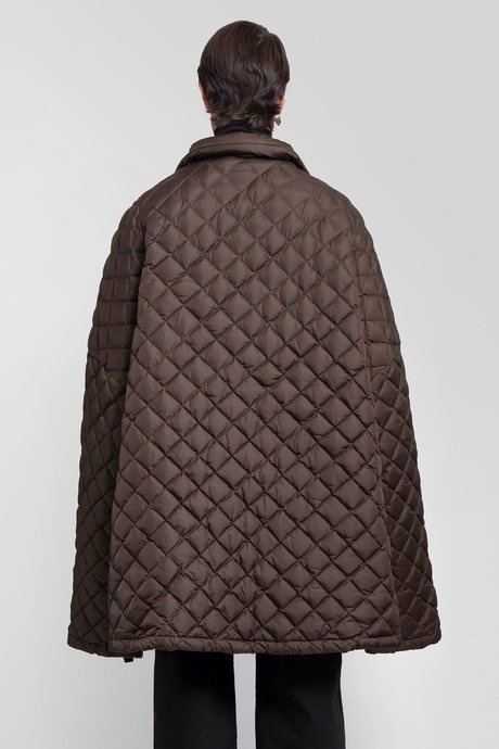 Raf simons men's brown short padded shirting jacket - 3