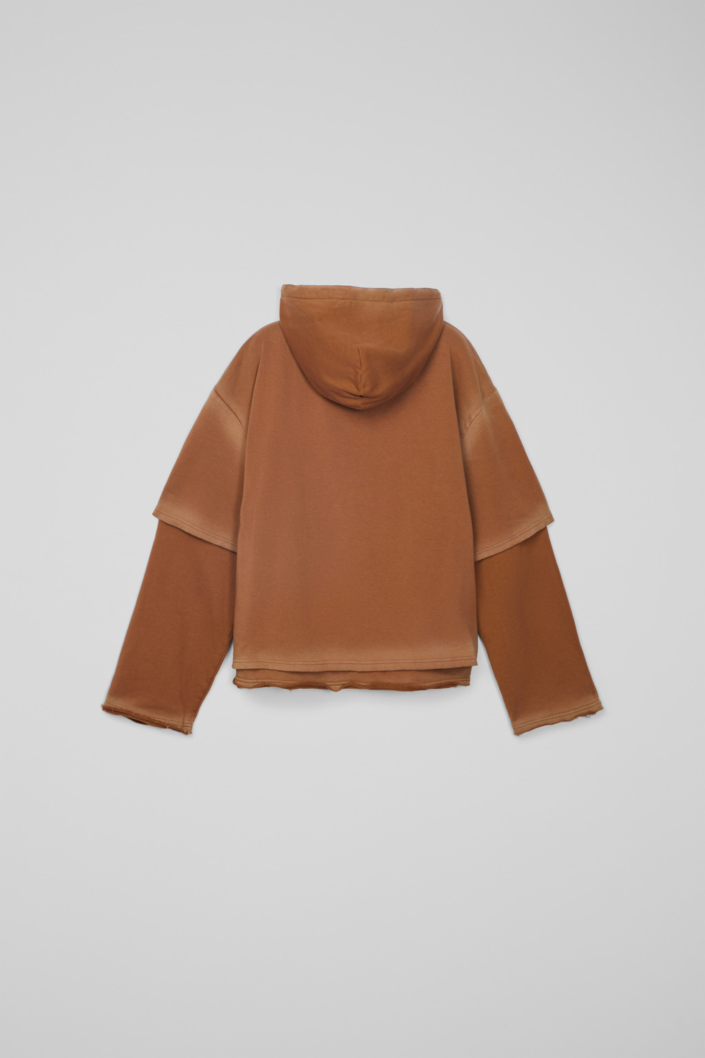 Faded terracotta Organic Cotton hoodie - 4