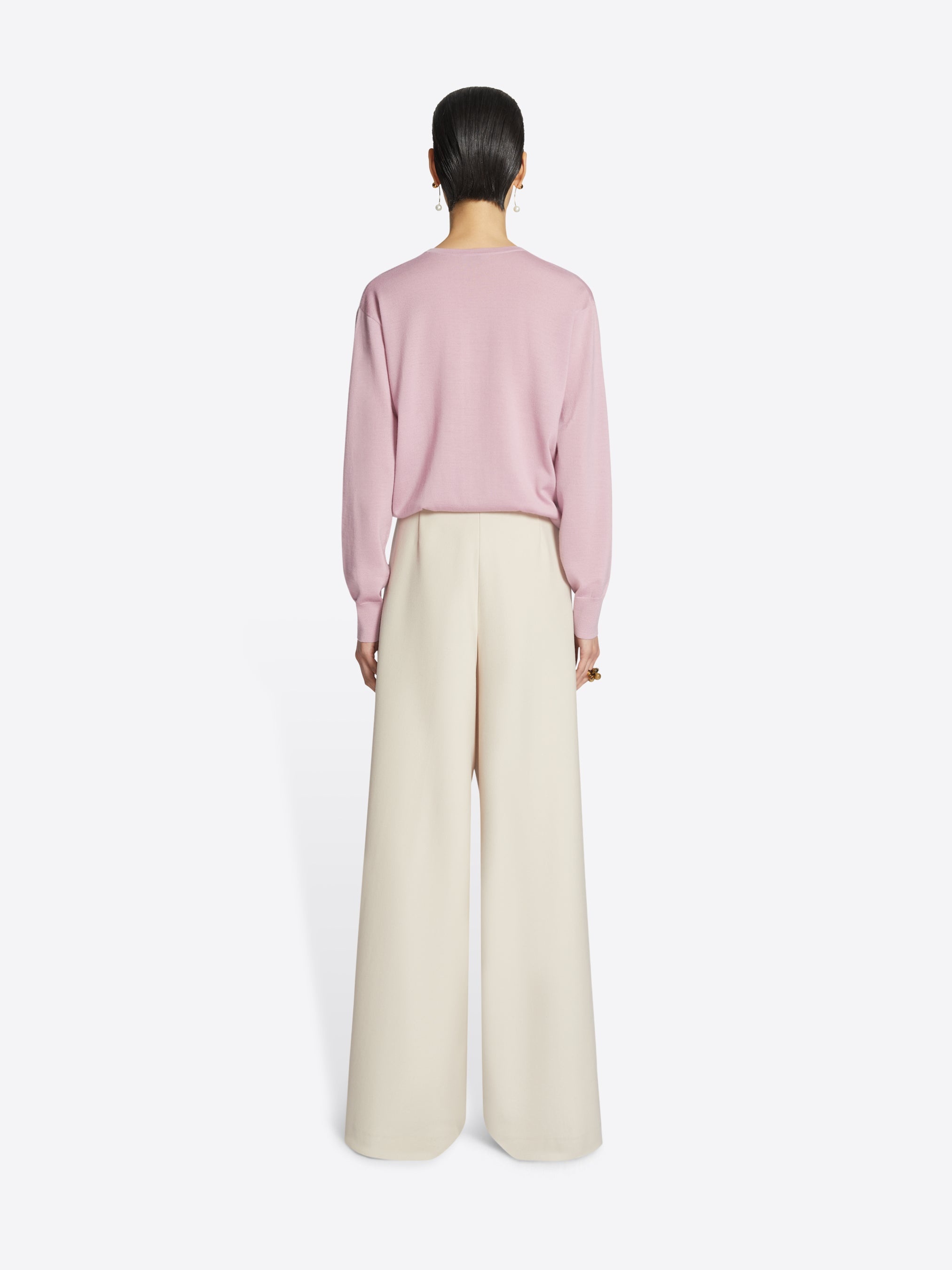 WIDE PLEATED PANTS - 4