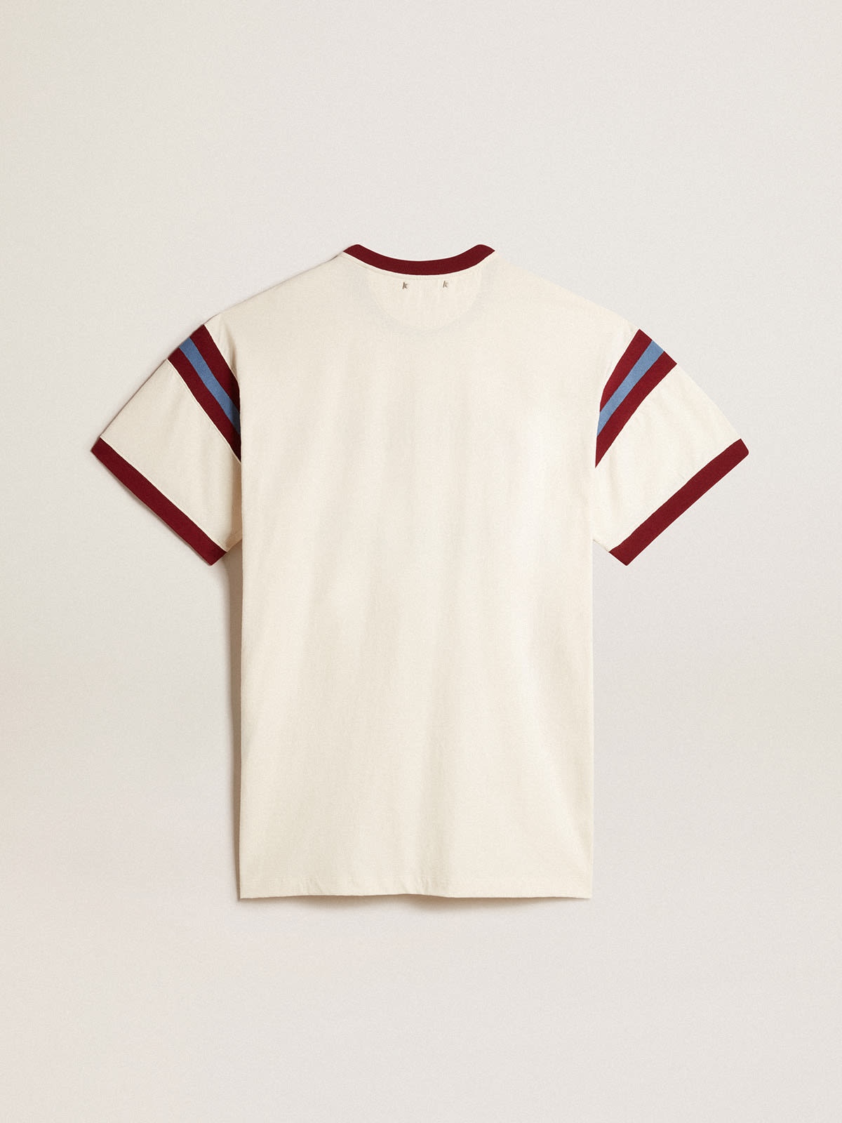 Women’s white dress with burgundy lettering on the front - 5