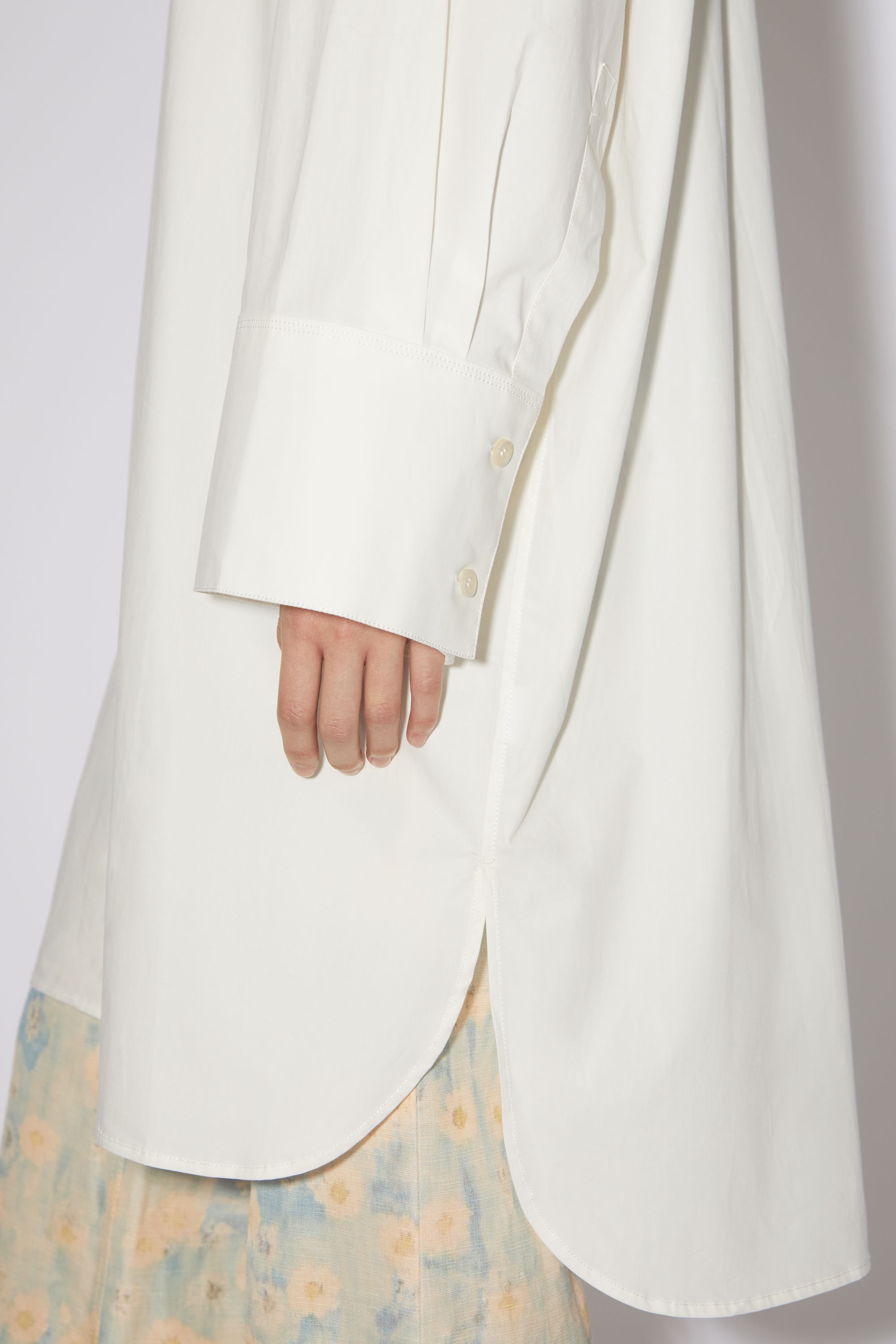 Shirt dress - White - 5