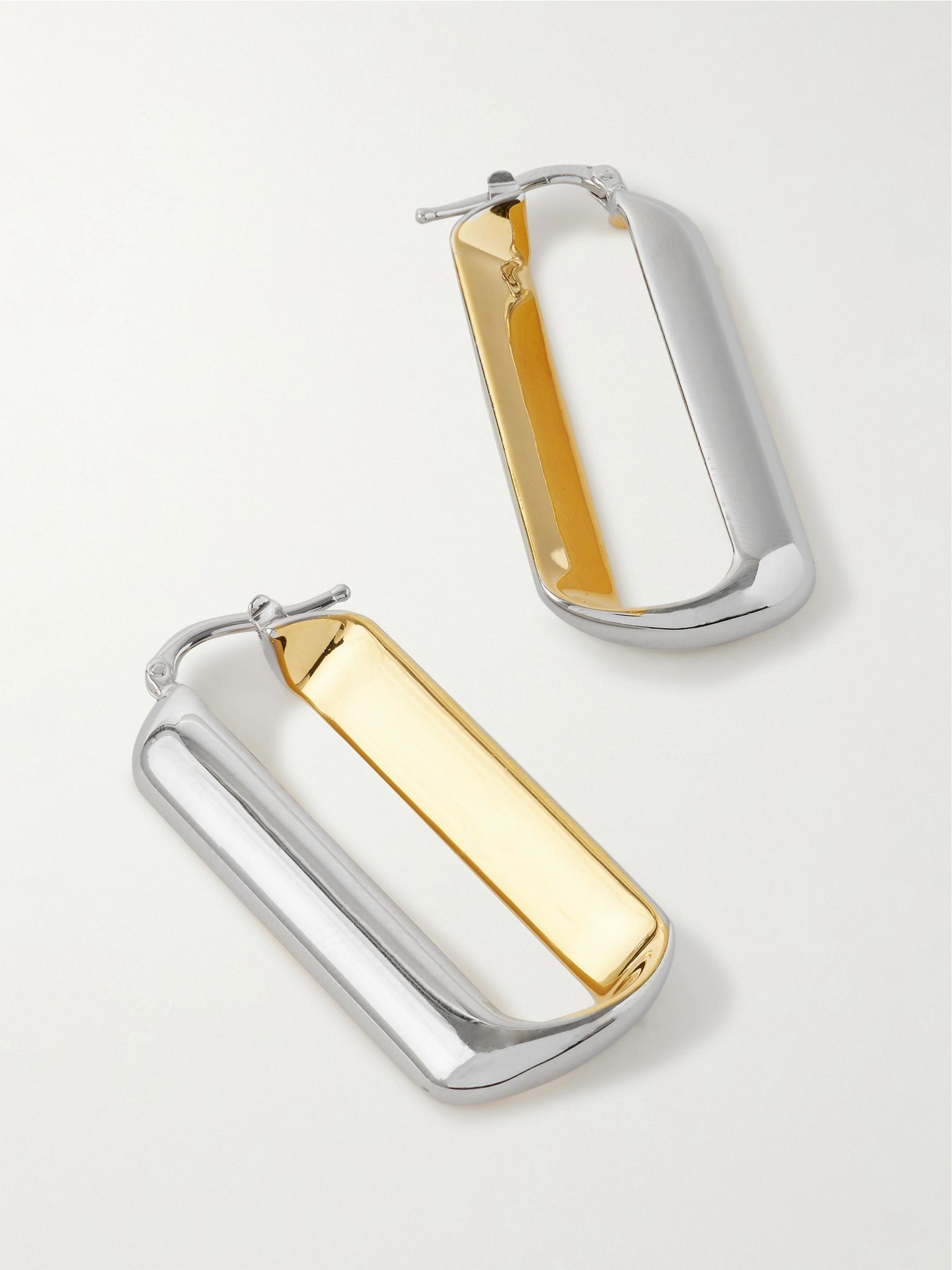Silver- and gold-tone earrings Silver - 1