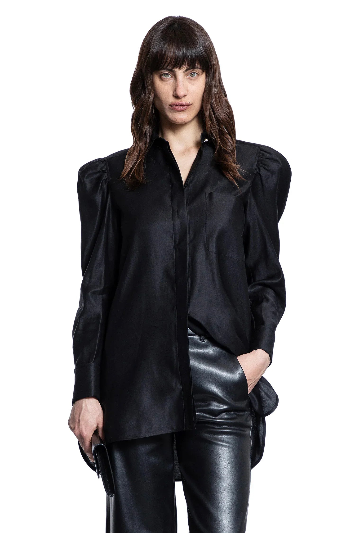 Cotton-Satin-Shirt - 5