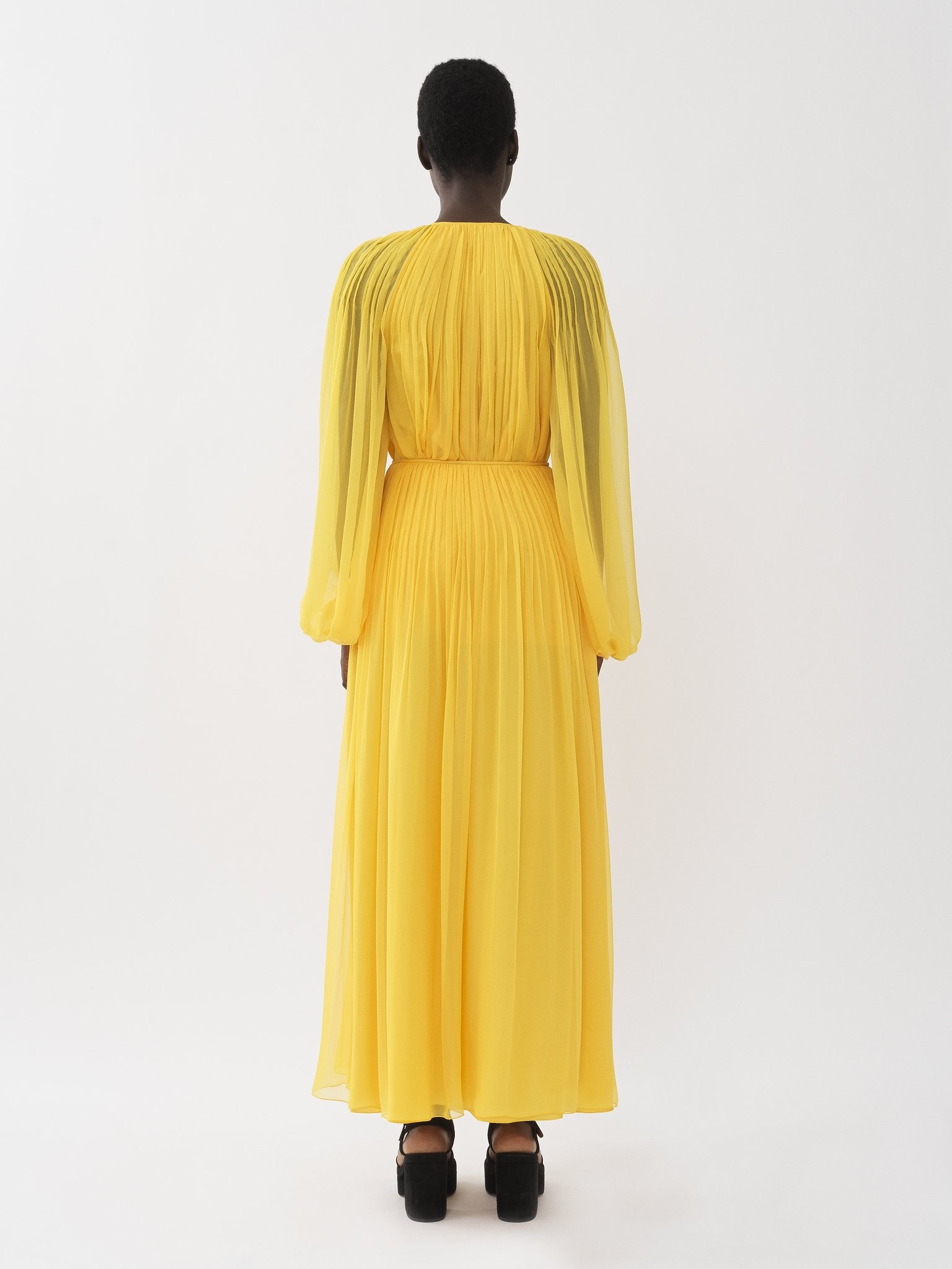 PLEATED MAXI SKIRT - 4