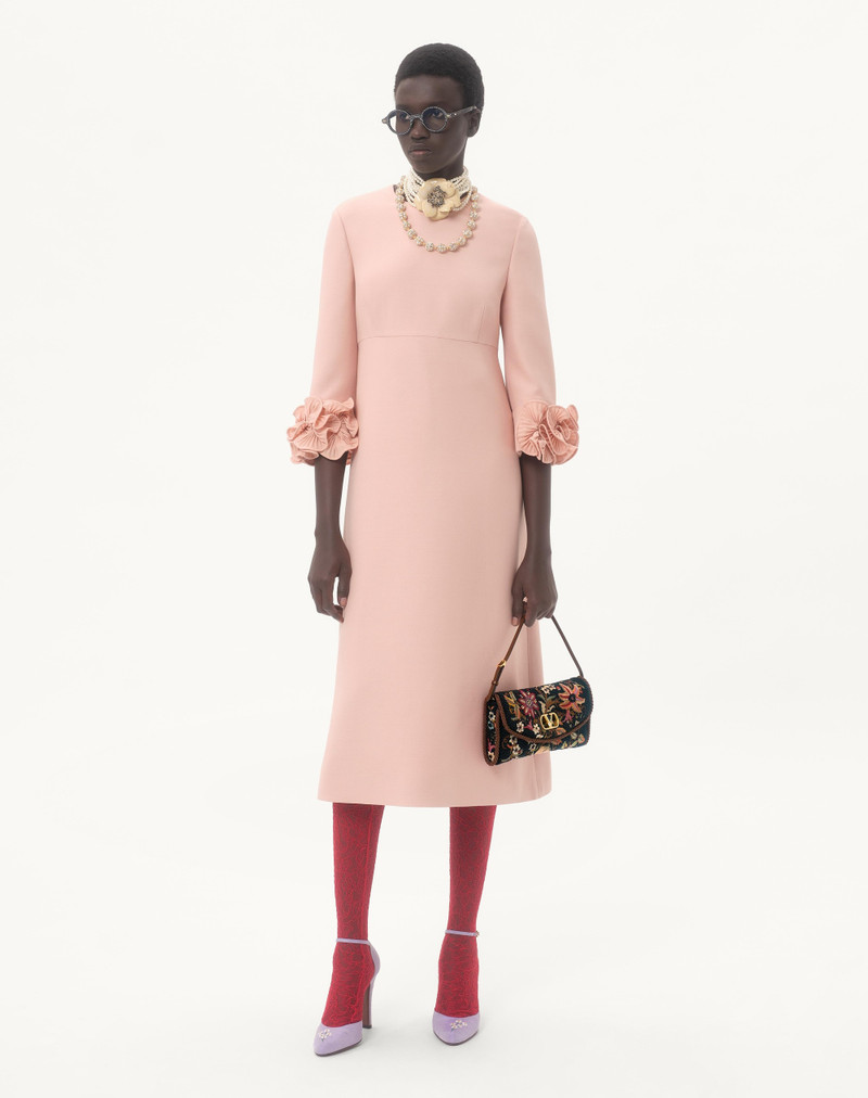 VALENTINO GARAVANI VAIN SOFT EMBROIDERED SMALL SHOULDER BAG 2