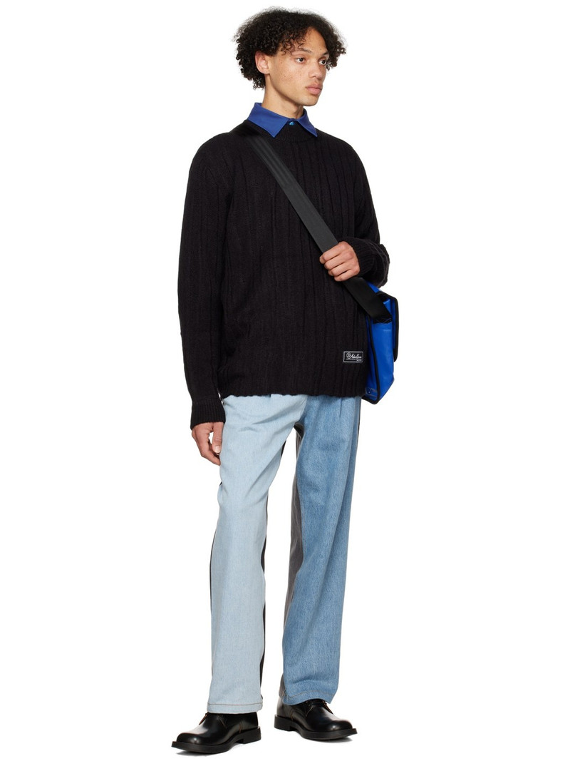 ADER error Black Fluic Sweater outlook