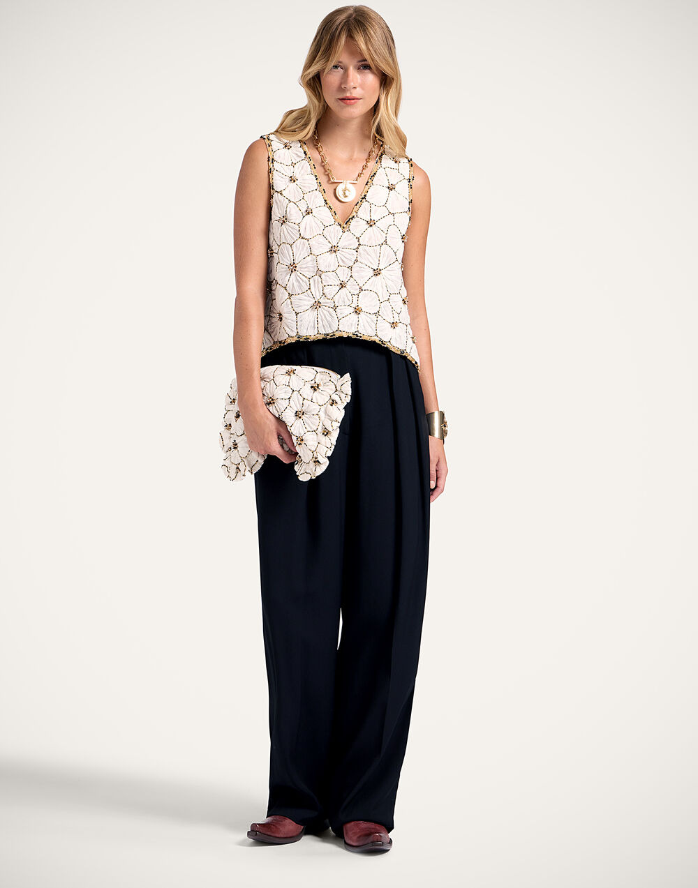 V-Neck Scala Top - 6