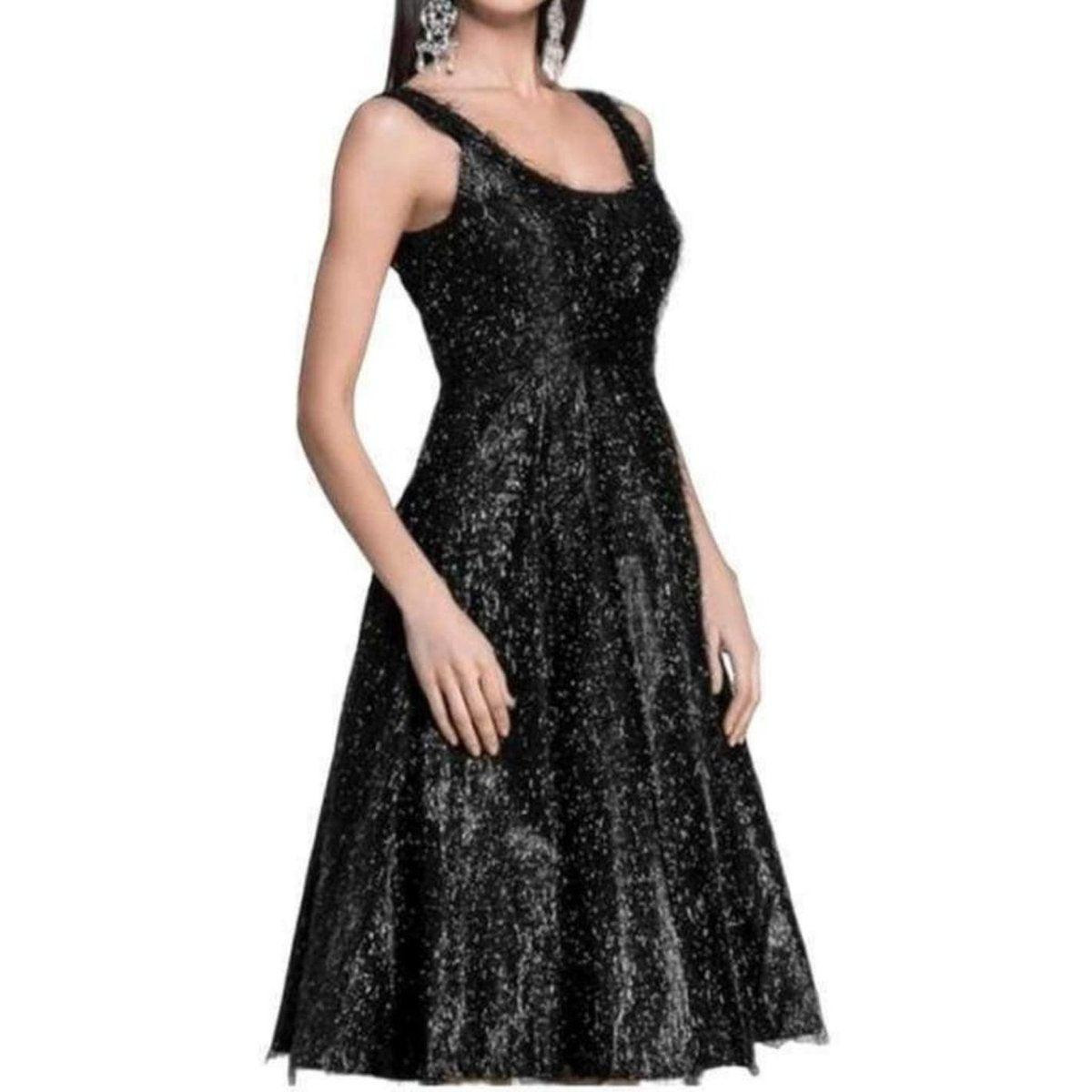Tracy Reese - Sleeveless Beaded & Eyelash Fringe Cocktail Dress - 4