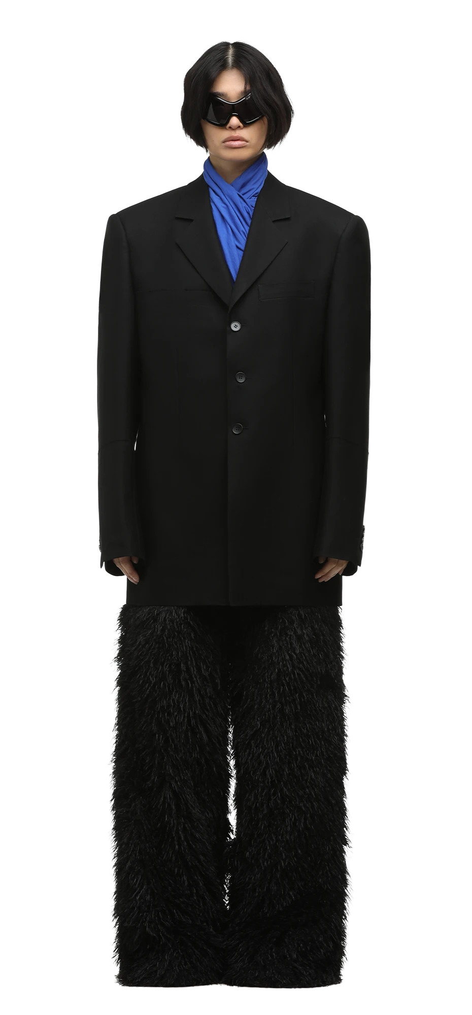 SINGLE BREASTED JACKET BLACK - 3