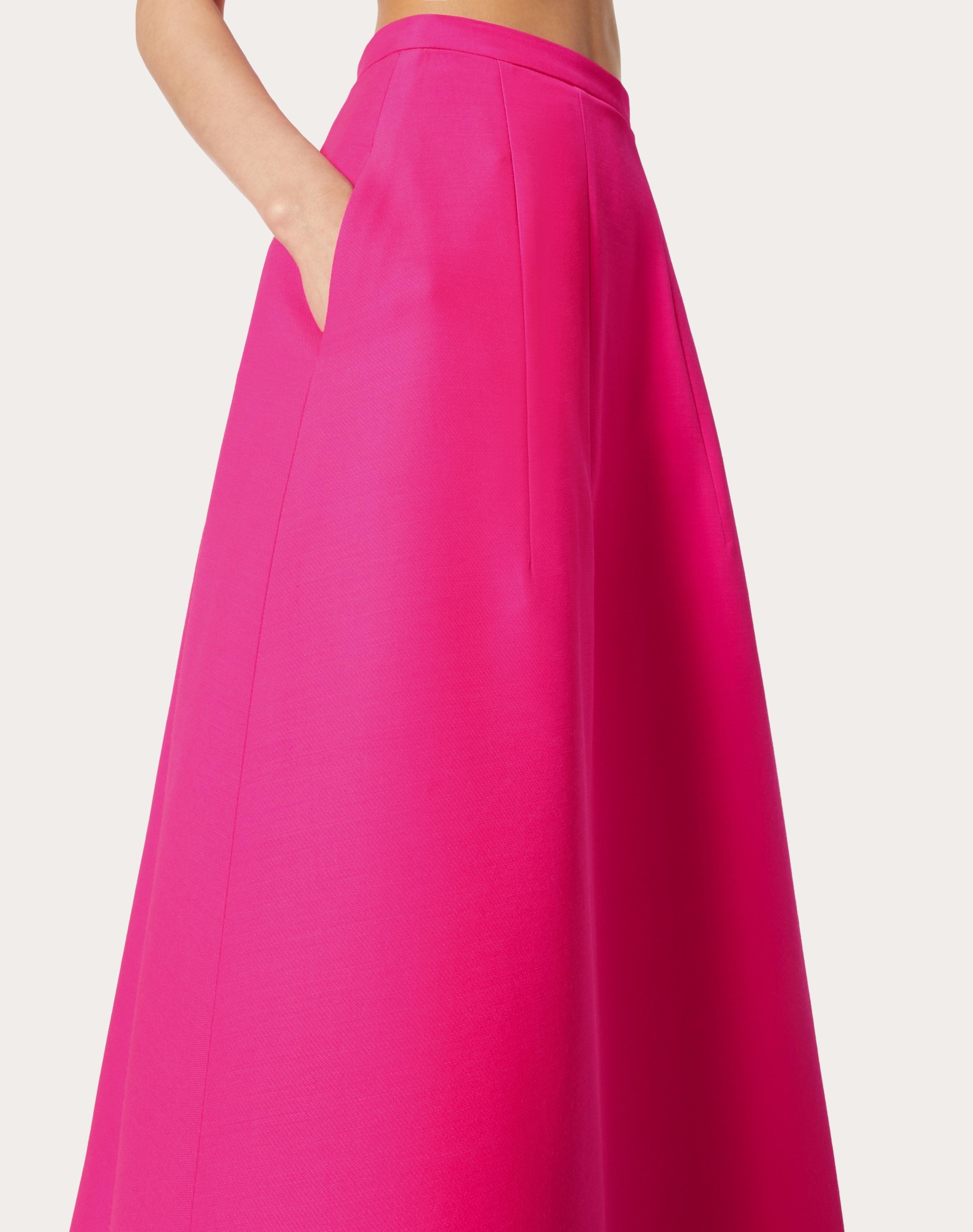 CREPE COUTURE MIDI SKIRT - 5