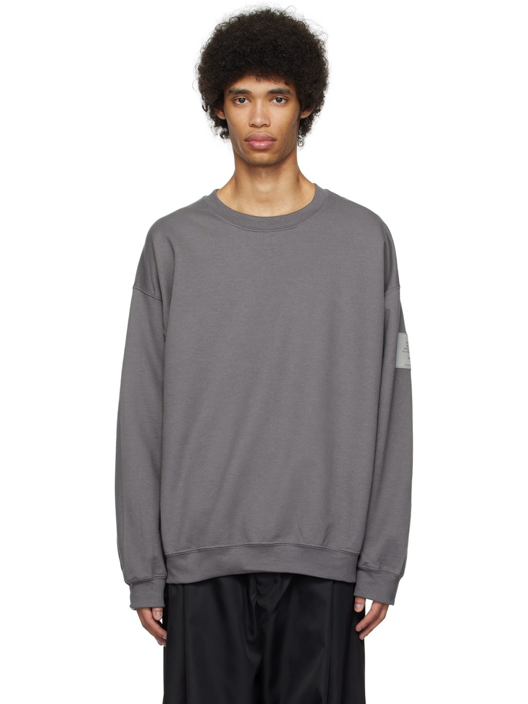 Gray Patch Sweatshirt - 1