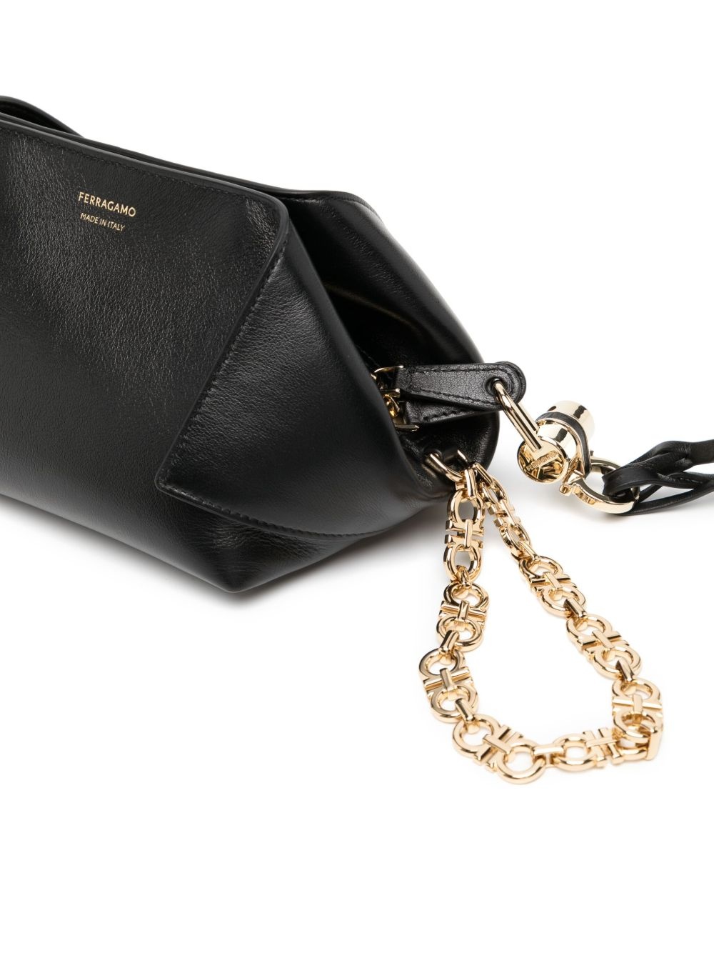 leather clutch bag - 4