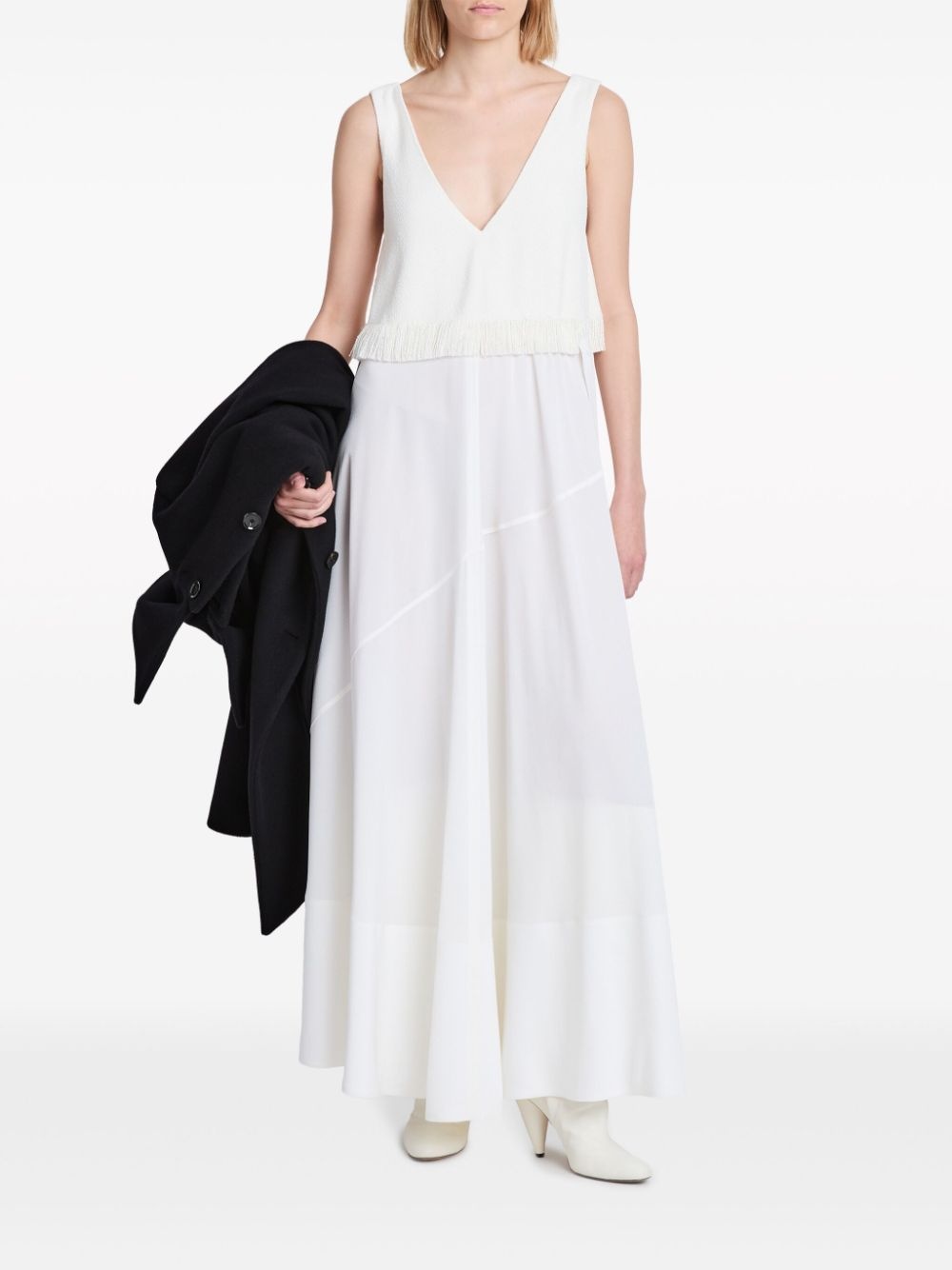 Lynda fringed layered maxi dress - 2