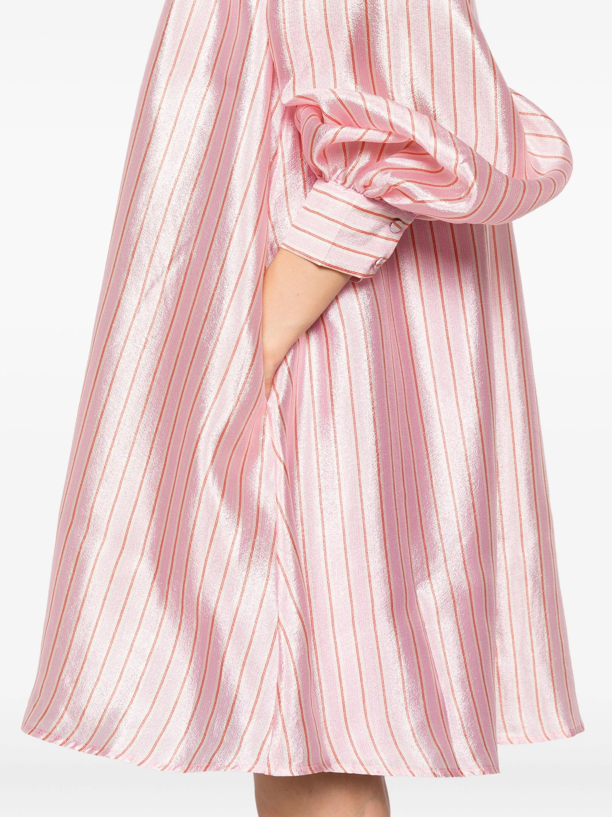 Stine Goya Yorando Stripe V-neck Dress - 3