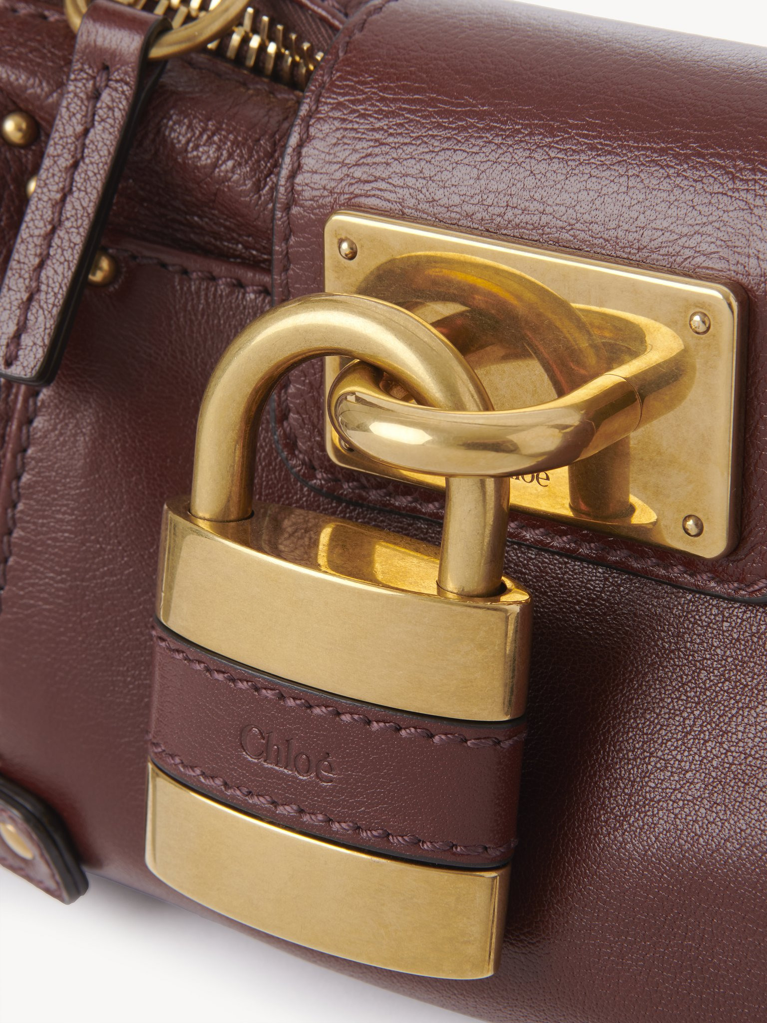 SMALL PADDINGTON CHAIN BAG IN GRAINED LEATHER - 6