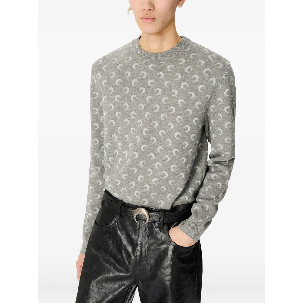 Marine Serre Grey Sweaters & Knitwear - Jumpers Men - 4
