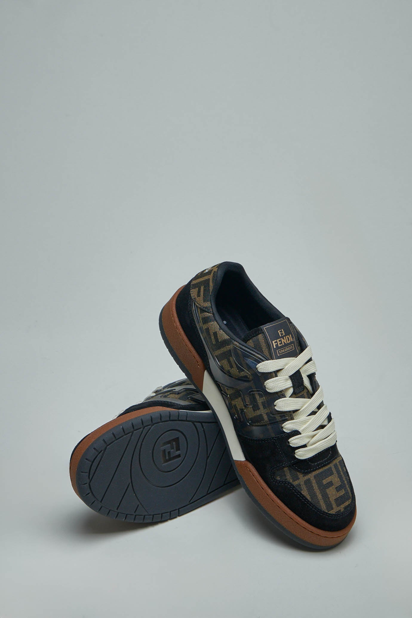 Match FF Jacquard Low-Top Sneakers - 5