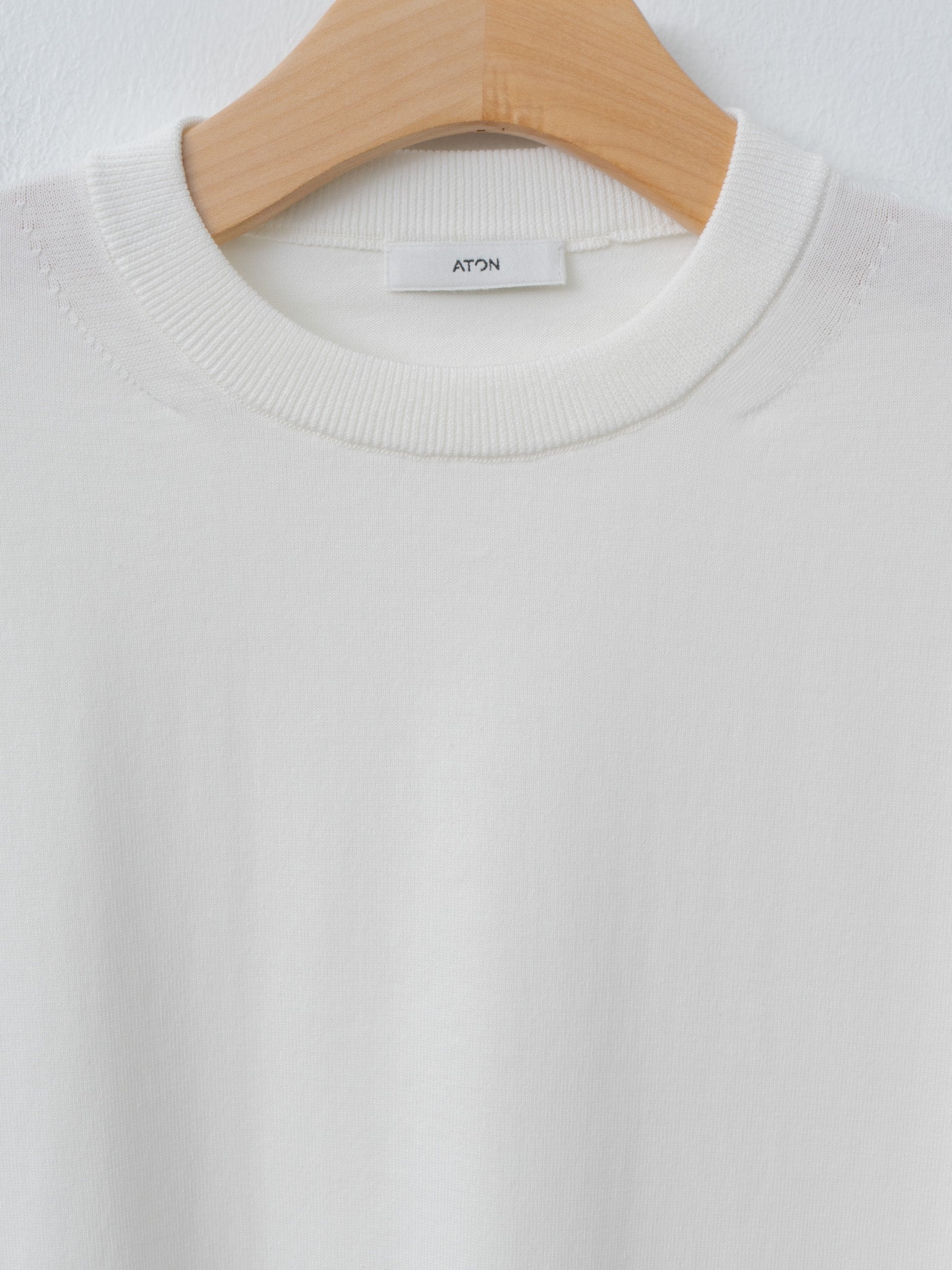 Fresca Knit Half Sleeve Crewneck Sweater - White - 2